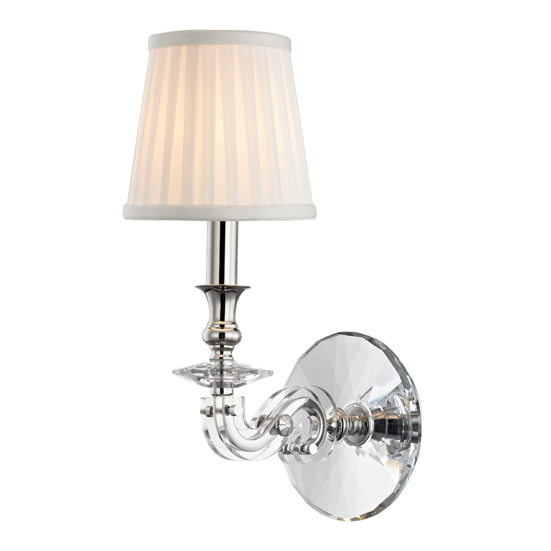 Lapeer 1 Light 5.5 inch Polished Nickel Wall Sconce Wall Light