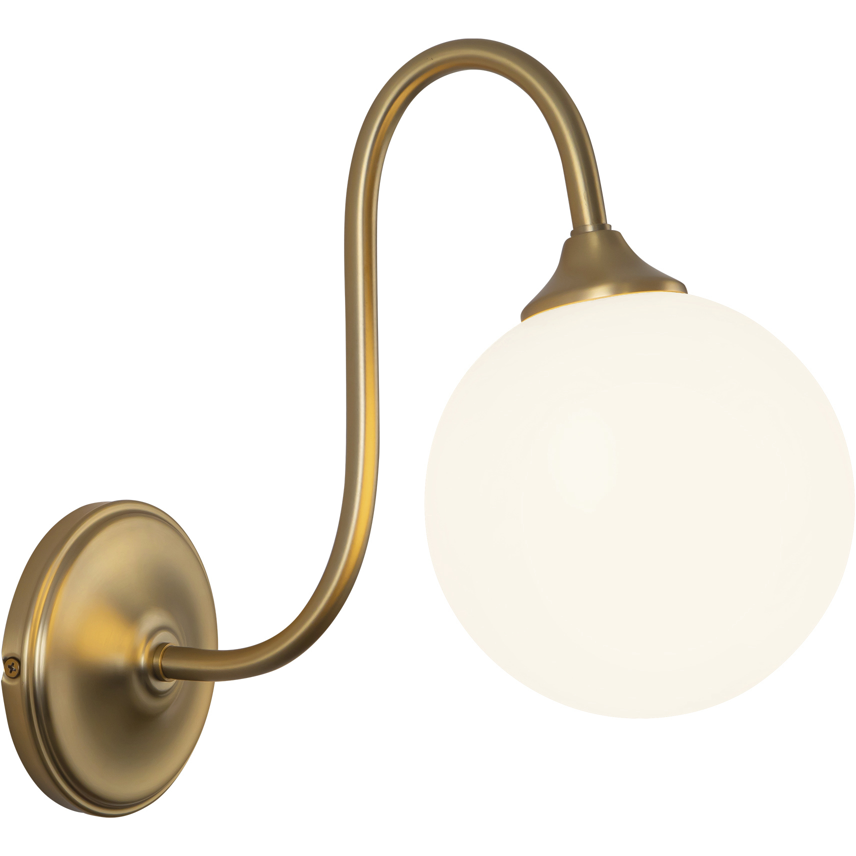 Alora Mood Bancroft 1 Light 6 inch Brushed Gold Wall/Vanity Light Wall Light