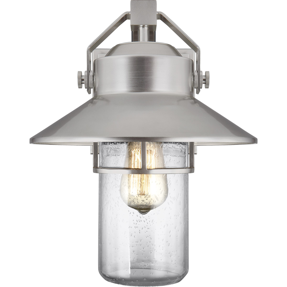 Sean Lavin Boynton 1 Light 12.88 inch Painted Brushed Steel Outdoor Wall Lantern