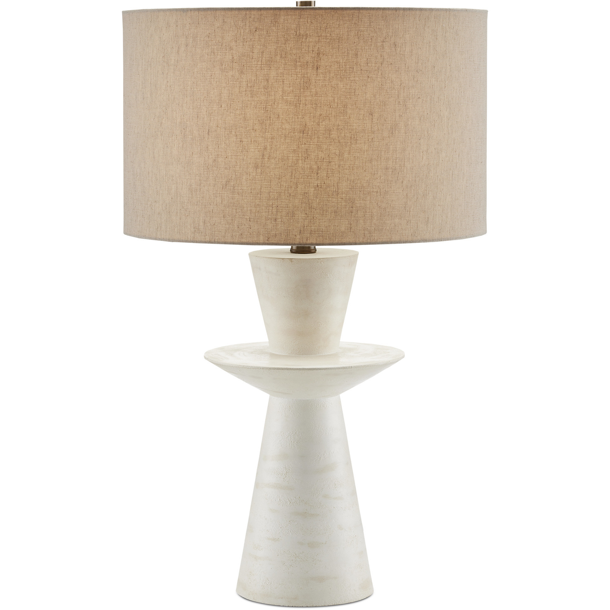 Cantata 30 inch 150 watt Off-White Distressed Table Lamp Portable Light