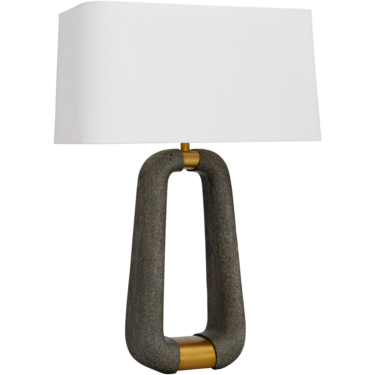 Gianni 28.5 inch 150 watt Graphite Table Lamp Portable Light