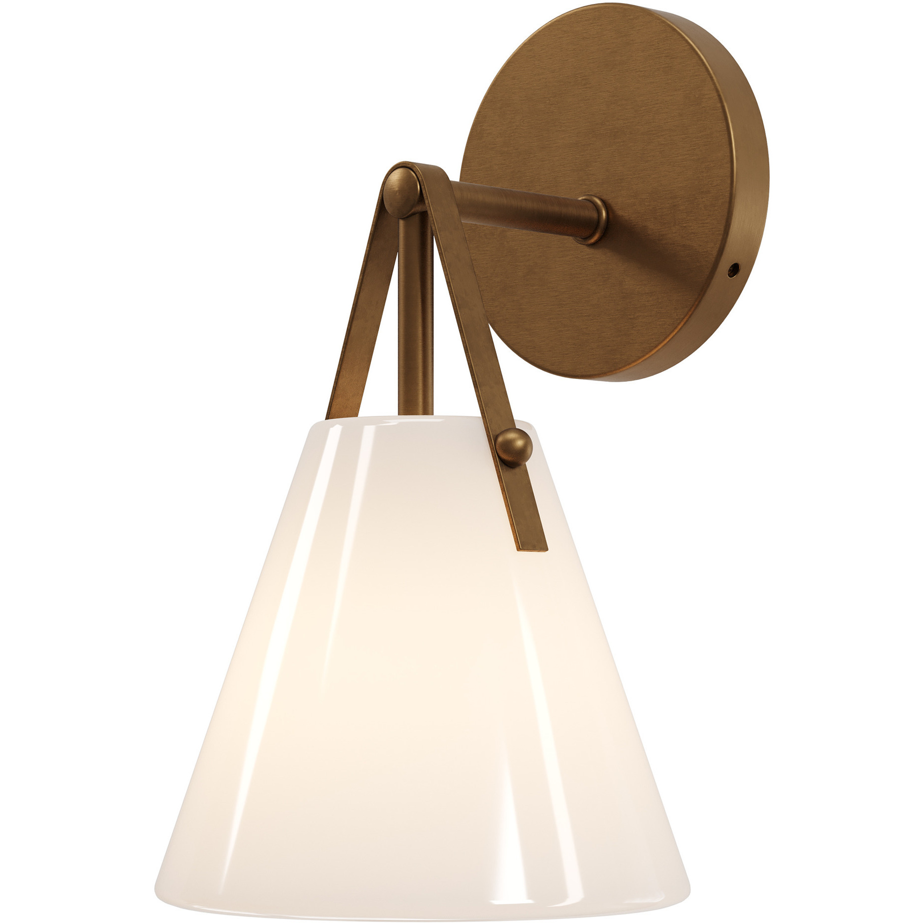 Bronwen 1 Light 7 inch Antique Brass Bath Wall Sconce Wall Light