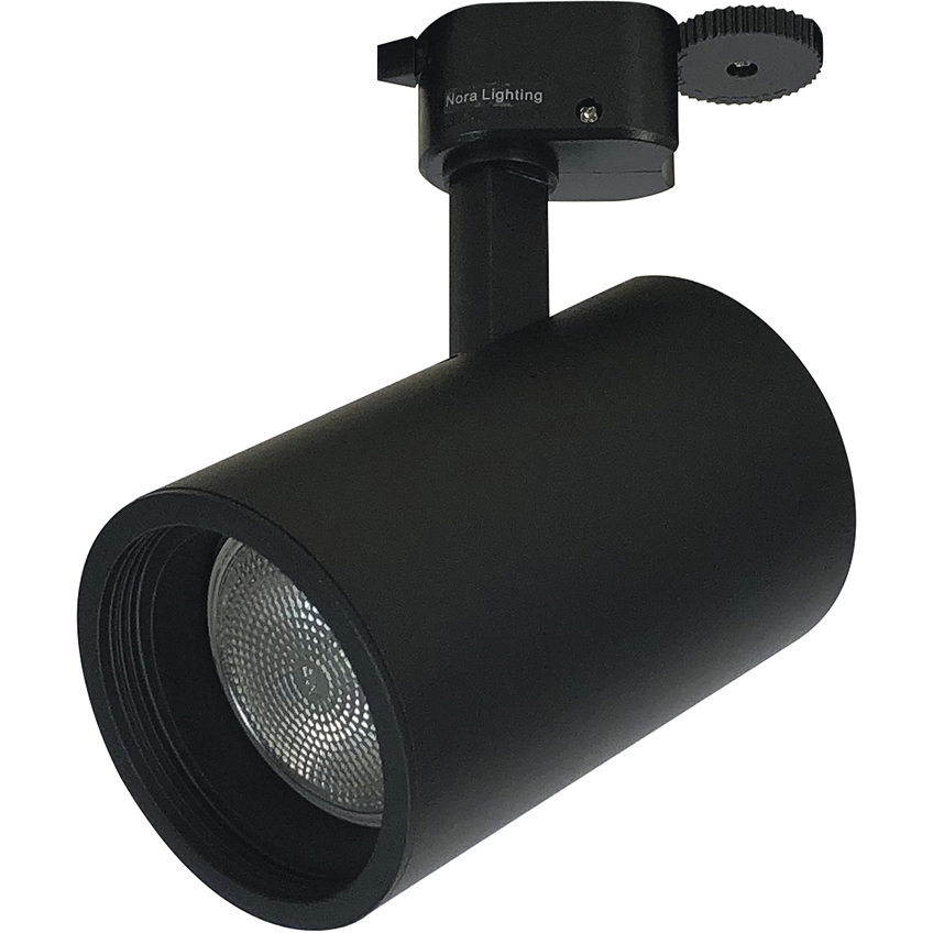 Nora Lighting Architectural 1 Light 120V Black Track Head Ceiling Light NTH-920B - Open Box