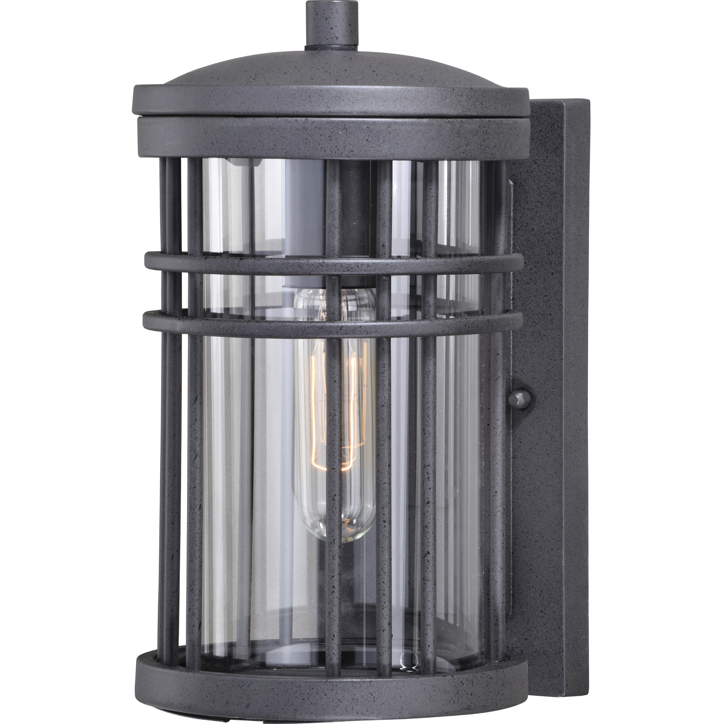 Wrightwood LED 10.75 inch Vintage Black Outdoor Wall