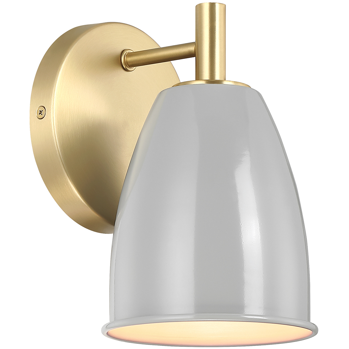 Biba 1 Light 5.25 inch Brushed Gold Wall Sconce Wall Light