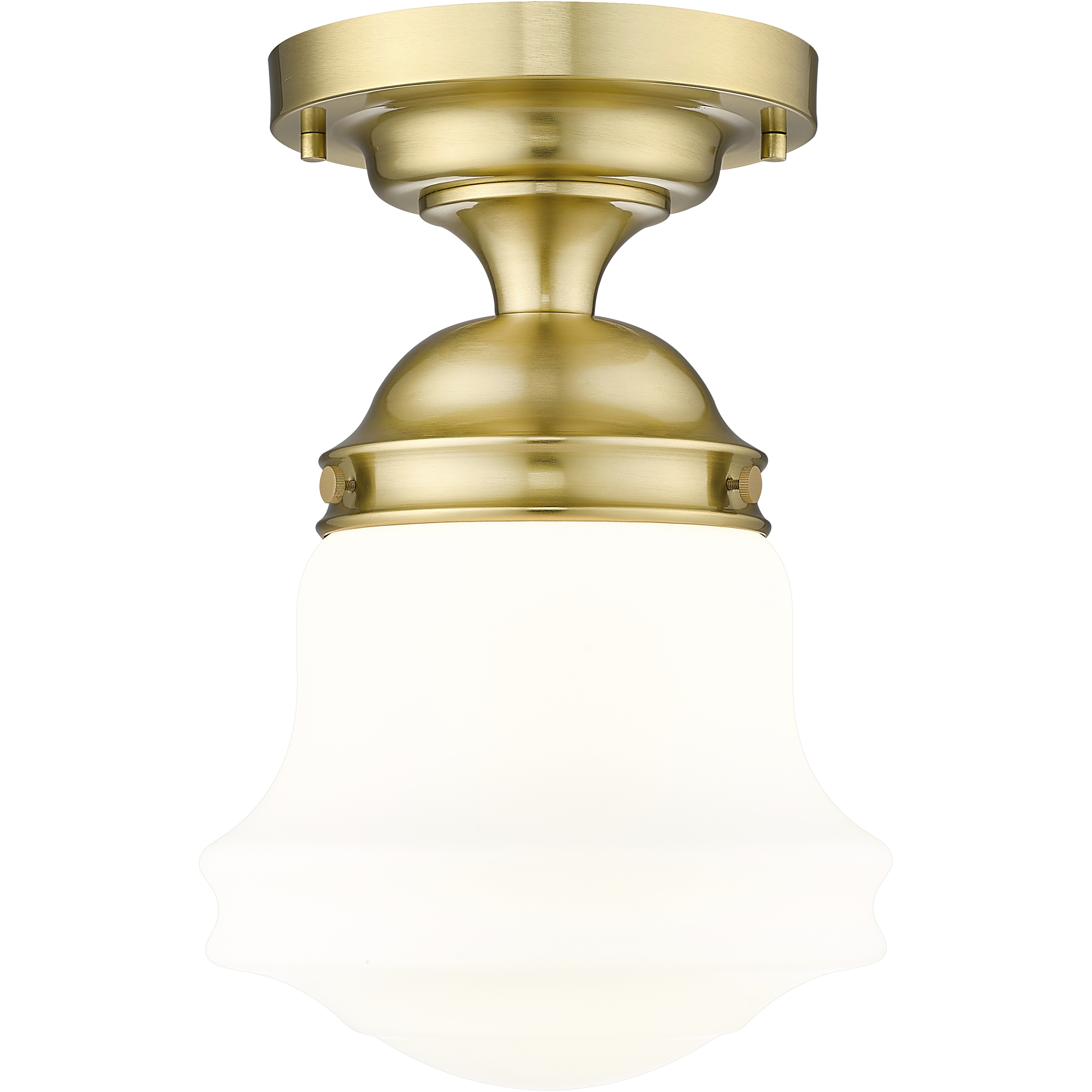 Vaughn 1 Light 10.5 inch Luxe Gold Flush Mount Ceiling Light