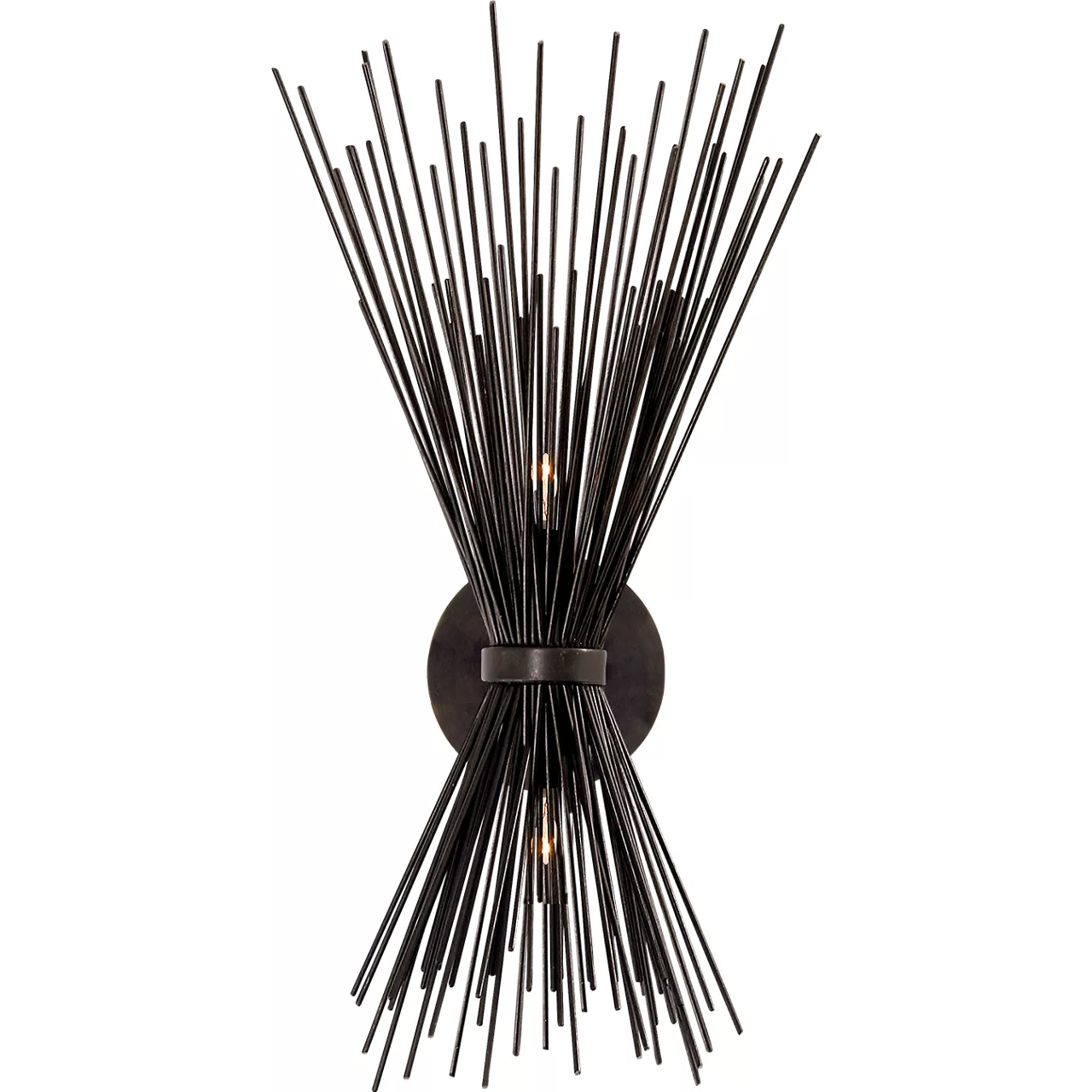 Kelly Wearstler Strada 2 Light 8 inch Aged Iron Sconce Wall Light, Small
