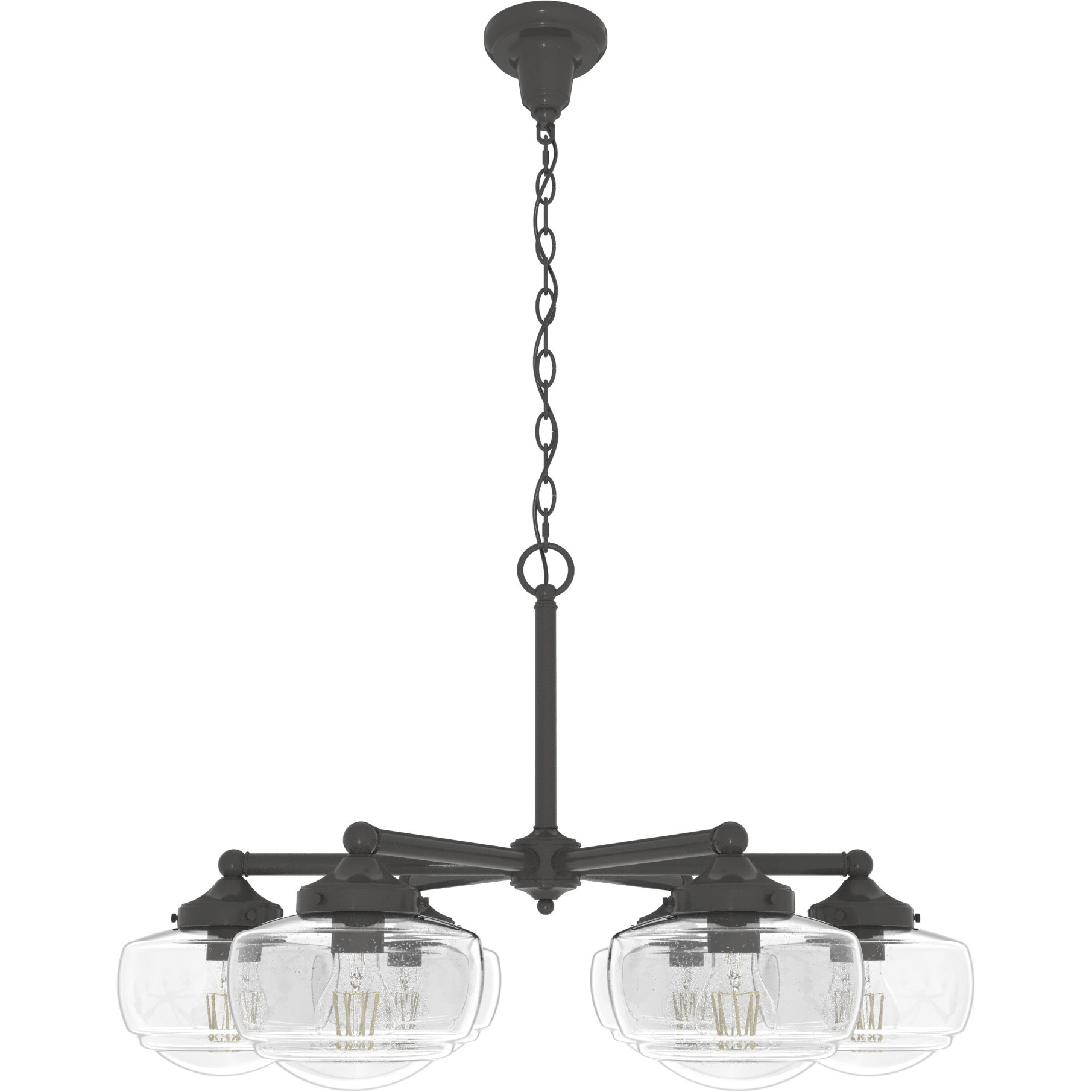 Saddle Creek 6 Light 30 inch Noble Bronze Chandelier Ceiling Light