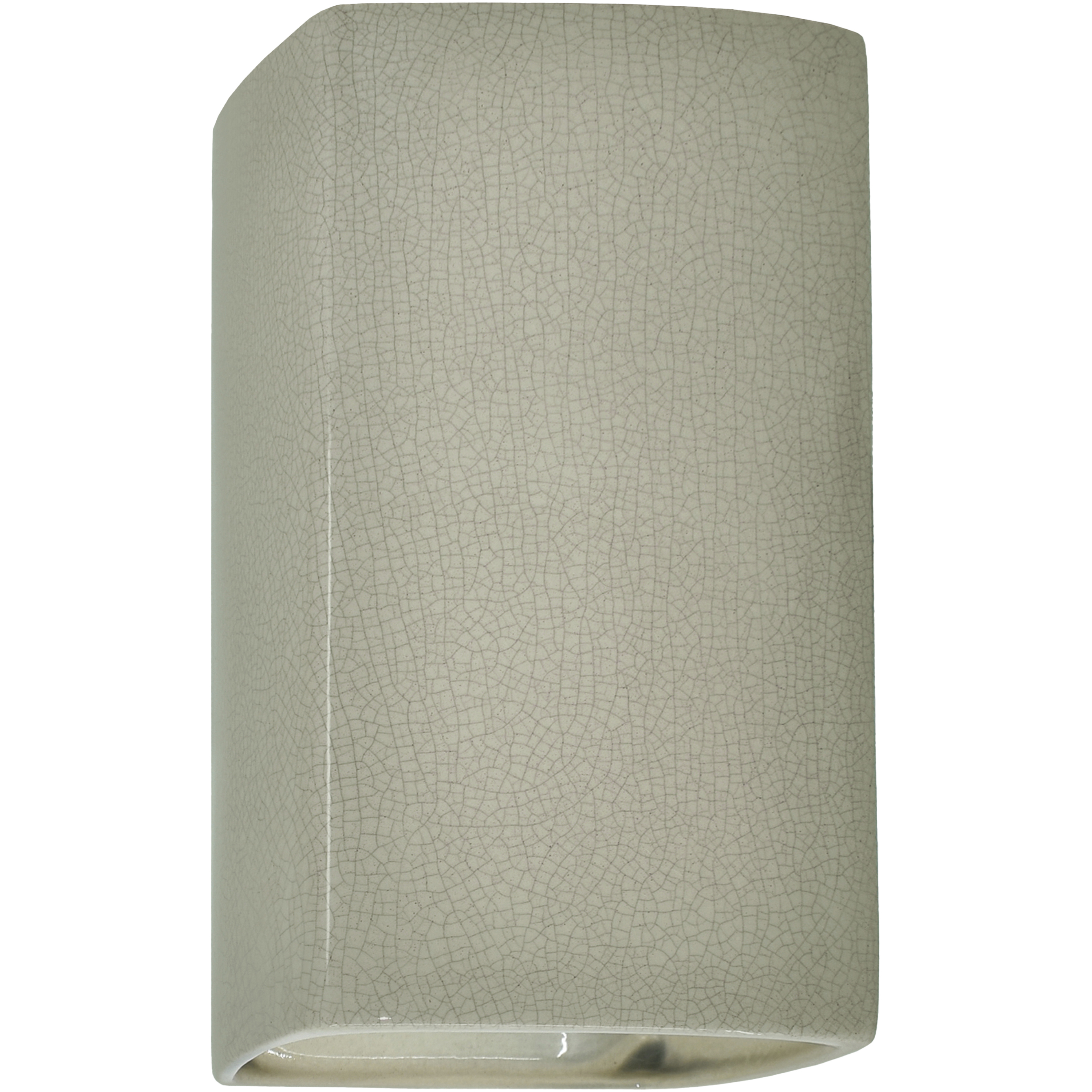Ambiance Collection LED 13.5 inch Celadon Green Crackle Outdoor Wall Sconce