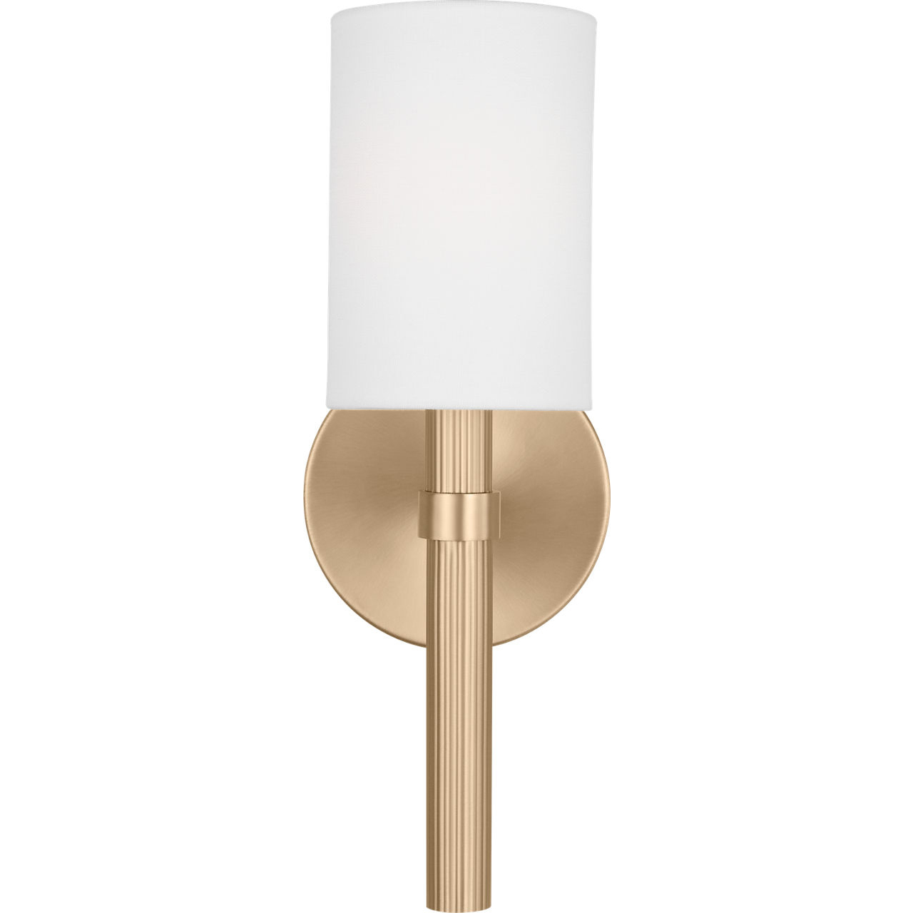 Drew & Jonathan Scott Manor 1 Light 6 inch Satin Brass Sconce Wall Light