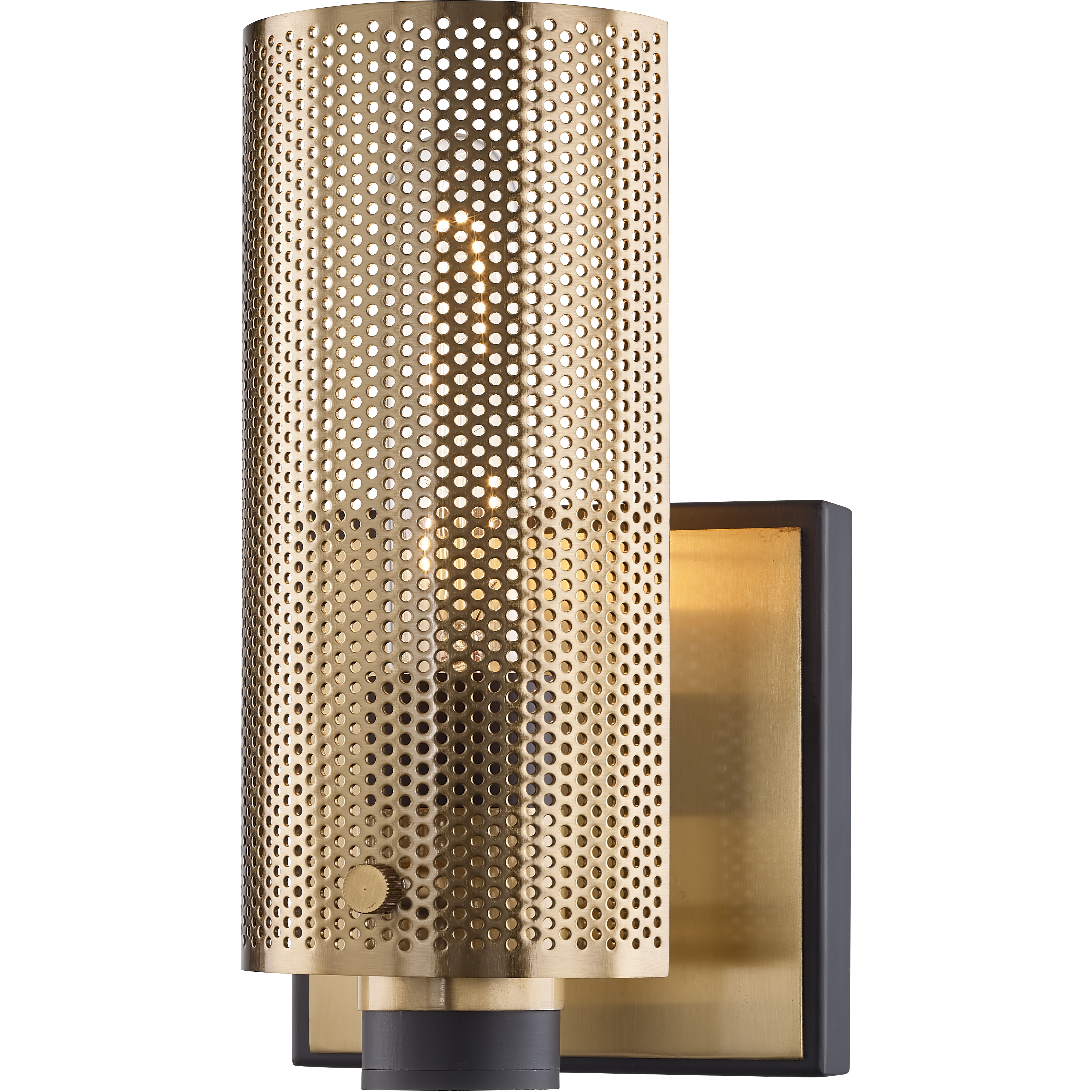 Pilsen 1 Light 5 inch Modern Bronze And Aged Brass Wall Sconce Wall Light