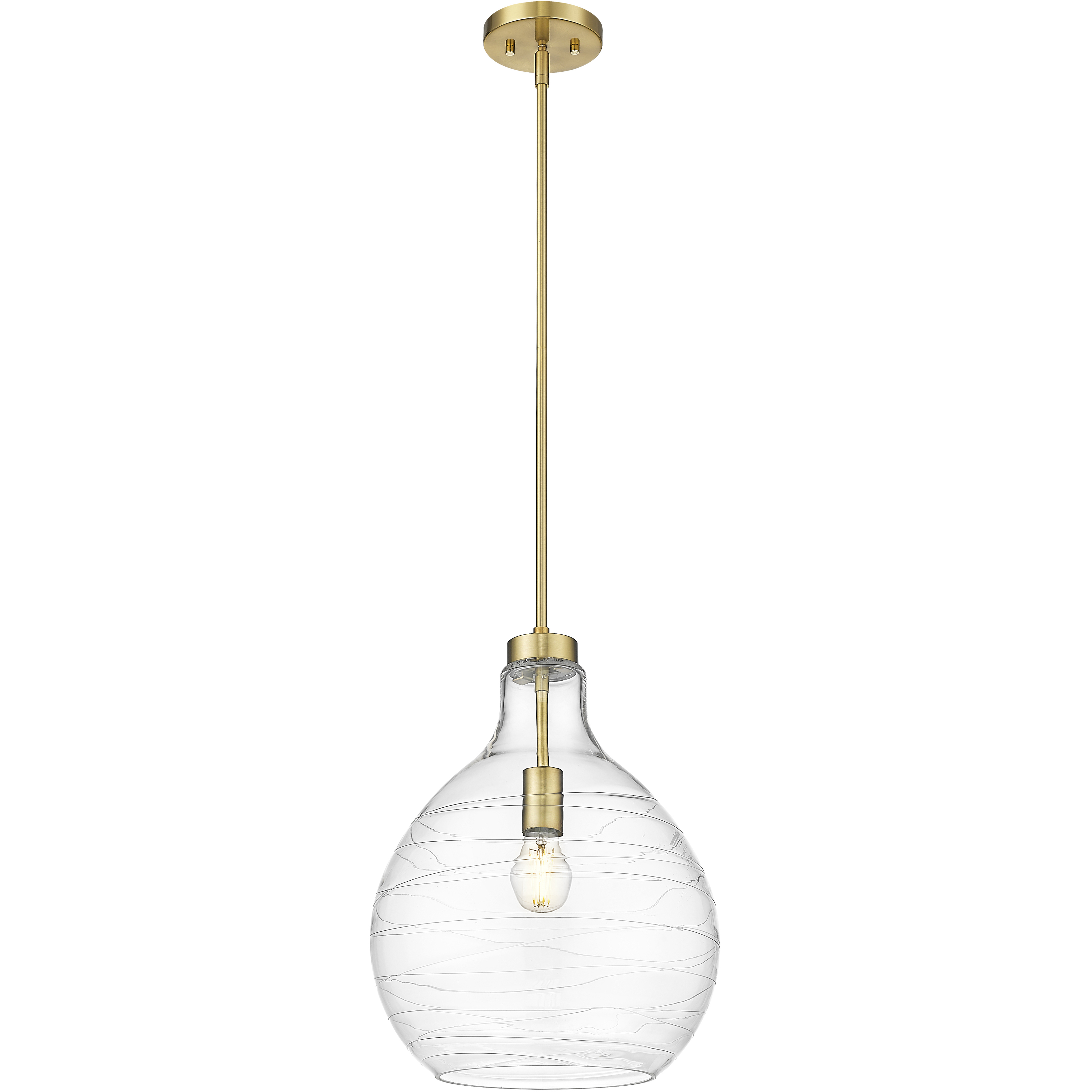 Bon Air 1 Light 13 inch Modern Gold Pendant Ceiling Light