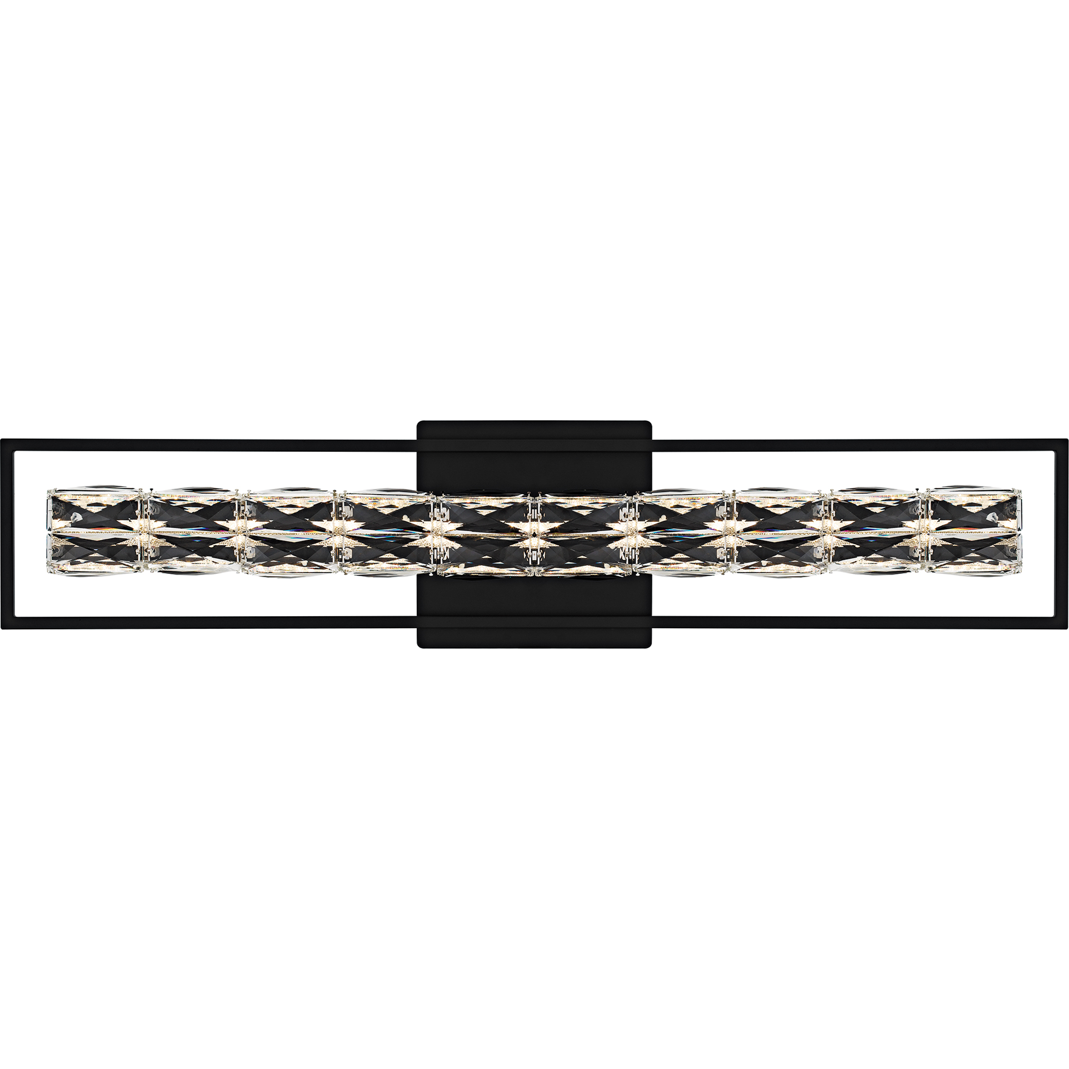 Dazzle LED 33.25 inch Matte Black Bath Light Wall Light, Large