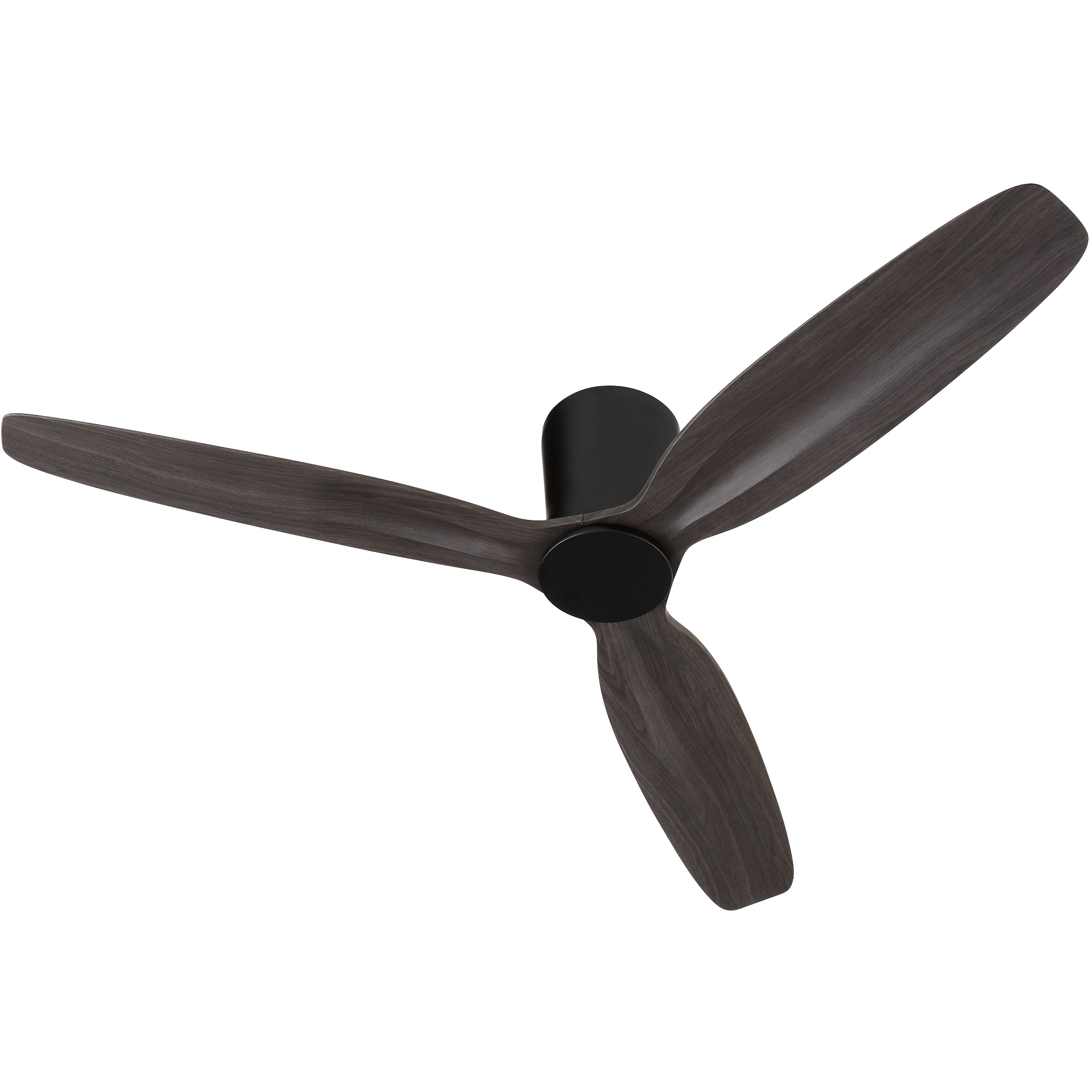 Zoro 56 inch Matte Black with Colonial Black Blades Patio Fan
