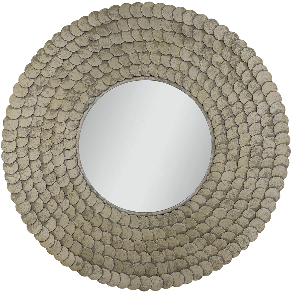 Delphine 32.5 X 32.5 inch Grecian Luster Mirror
