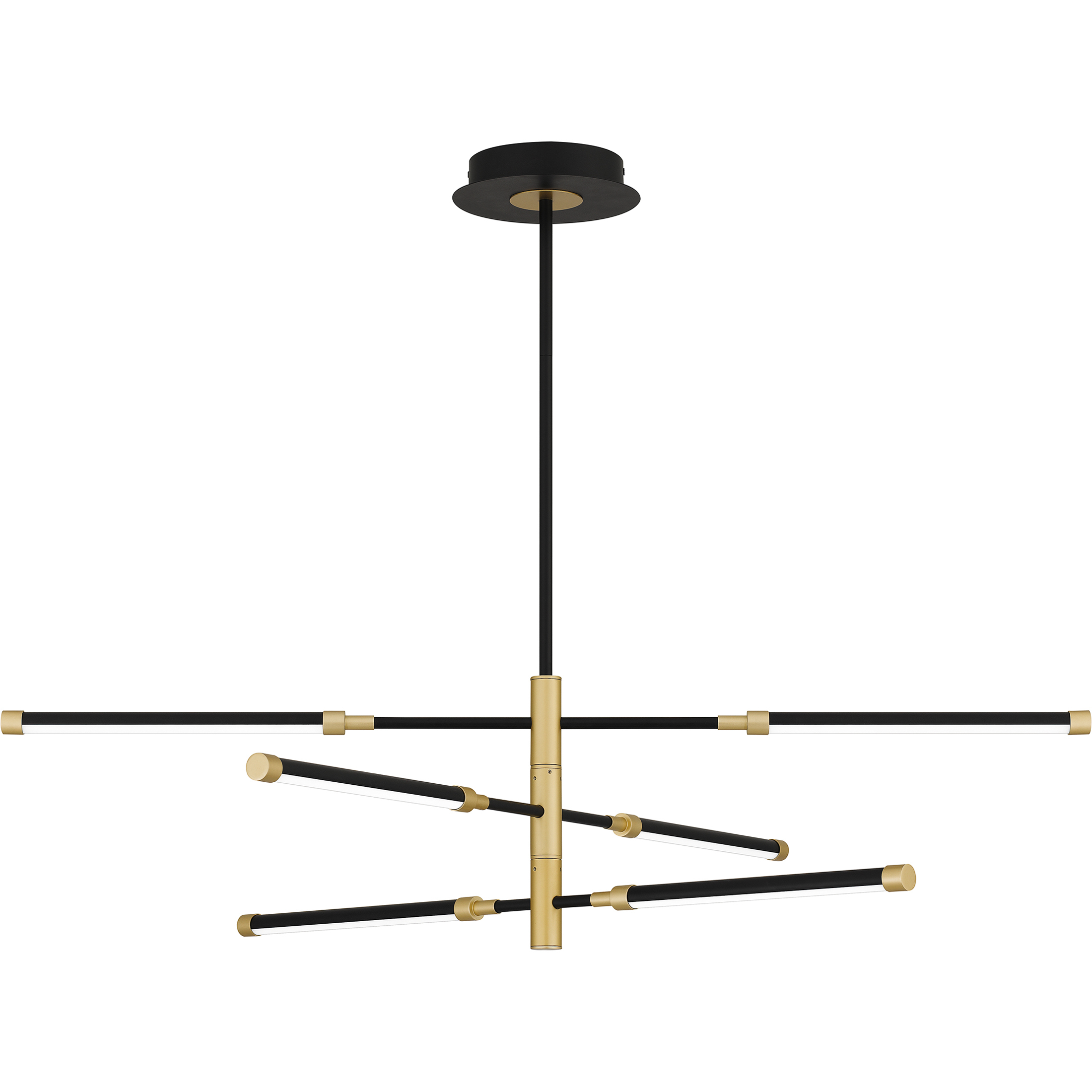 Azalea LED 40 inch Matte Black Island Light Ceiling Light