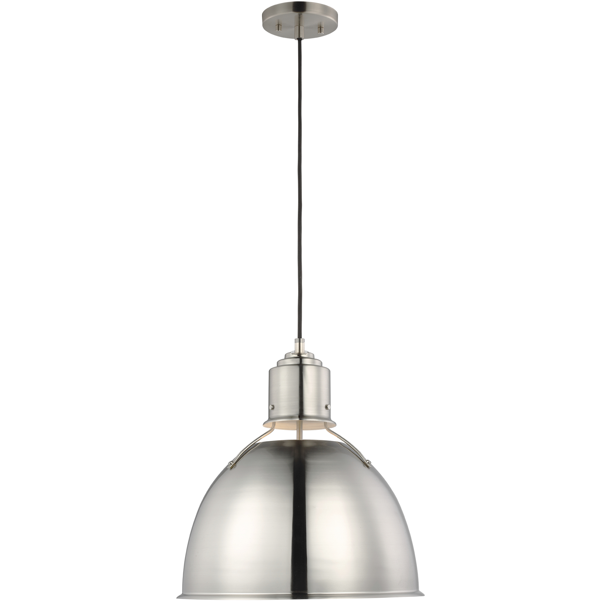 TOB by Thomas O'Brien Huey 1 Light 15 inch Brushed Nickel Pendant Ceiling Light
