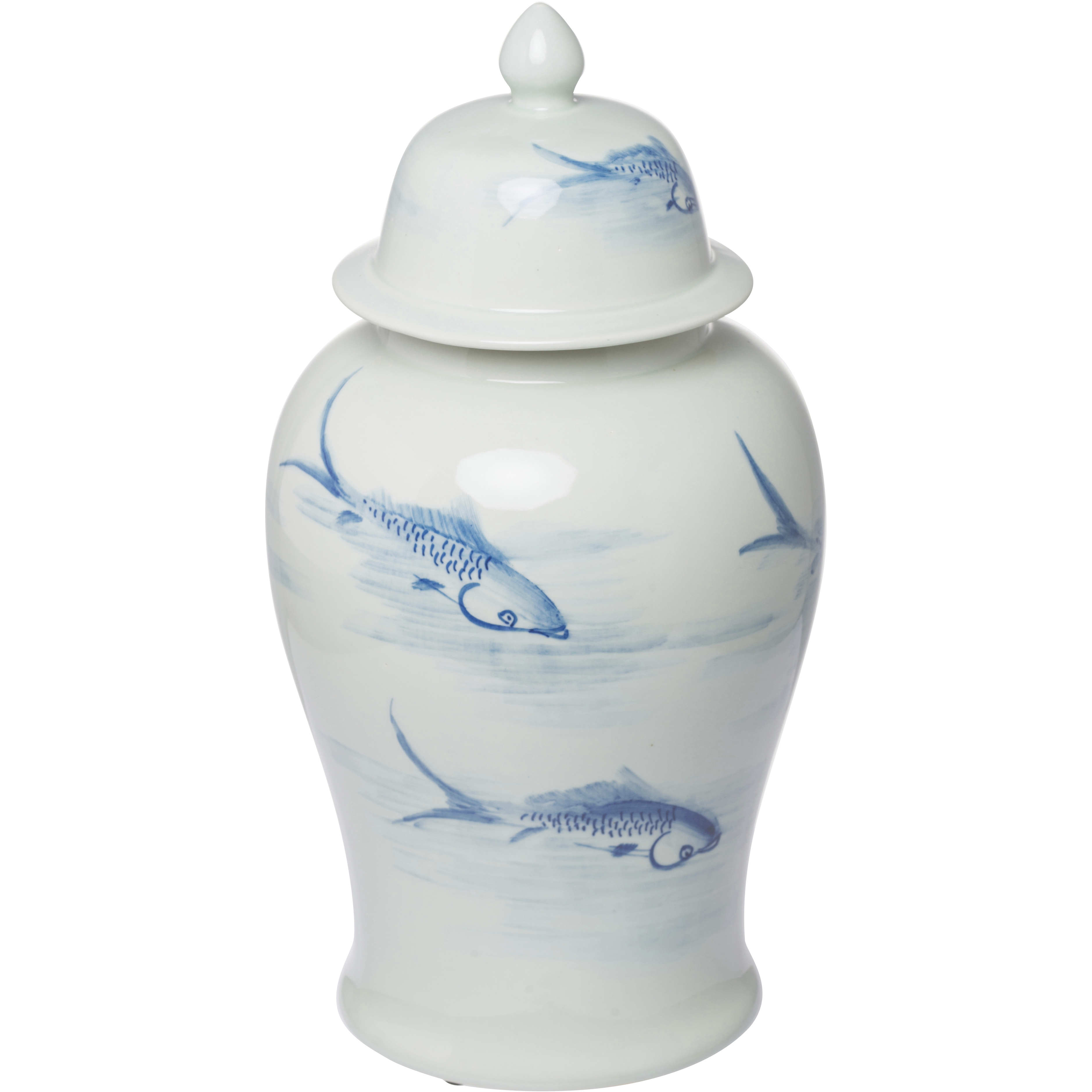 Koi 18.9 X 9.4 inch Vase