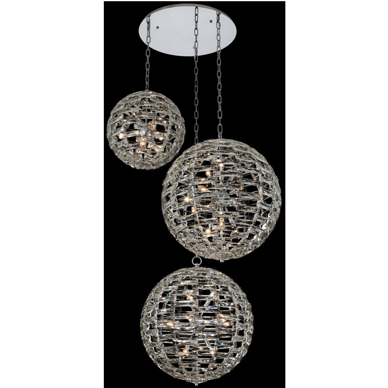 Alta 48 Light 61 inch Polished Chrome Pendant Ceiling Light