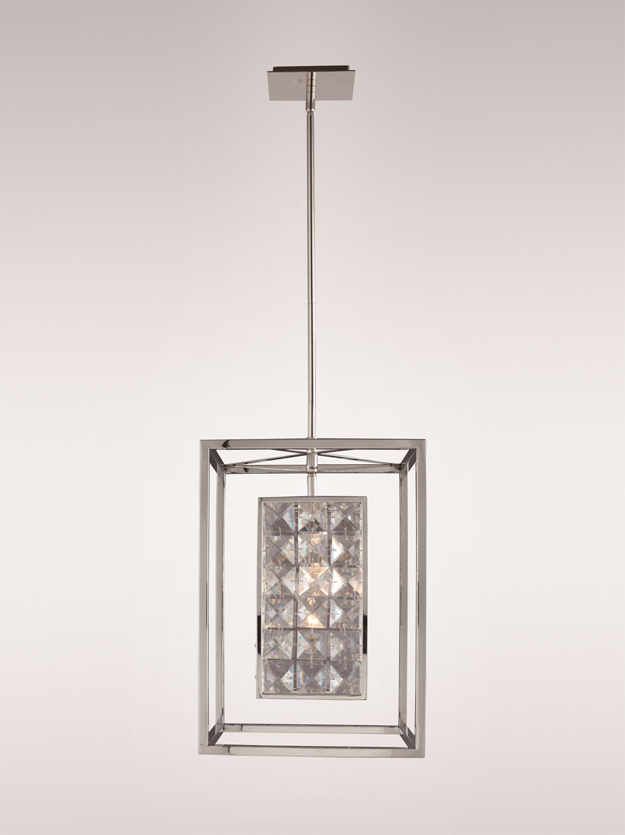 Struttura 1 Light 7.5 inch Stainless Steel Mini Pendant Ceiling Light