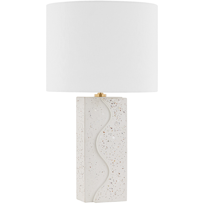Cort 23.75 inch 60 watt Aged Brass Table Lamp Portable Light