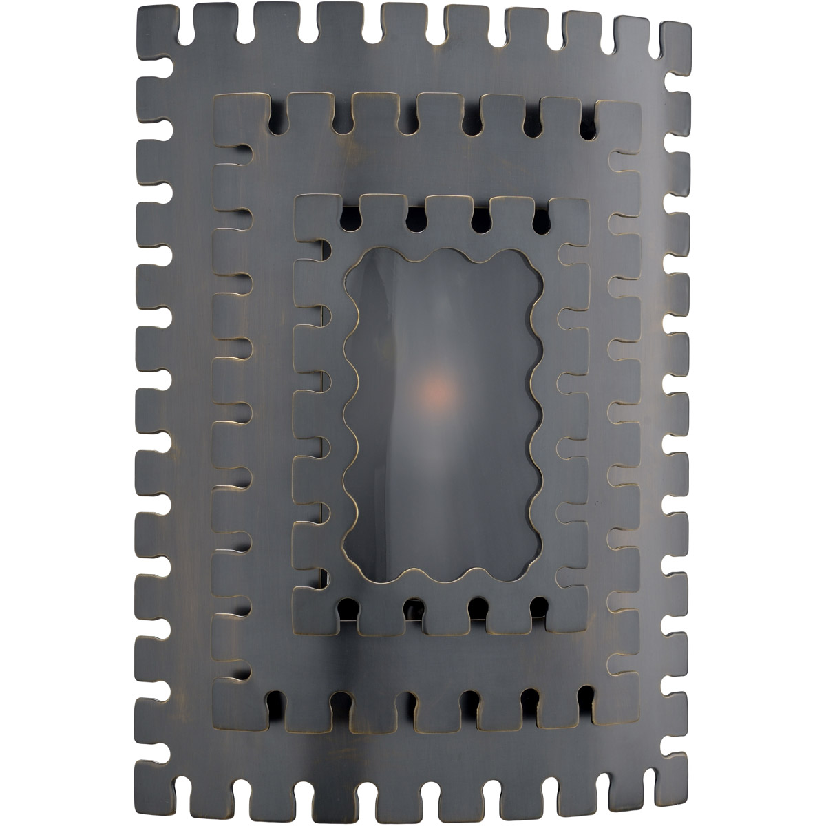 Frederick Cooper 1 Light 9 inch Dark Bronze/Frosted Sconce Wall Light