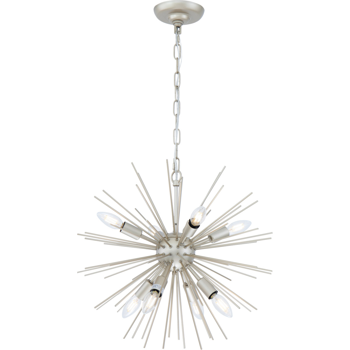 Timber 8 Light 20 inch Champagne Pendant Ceiling Light