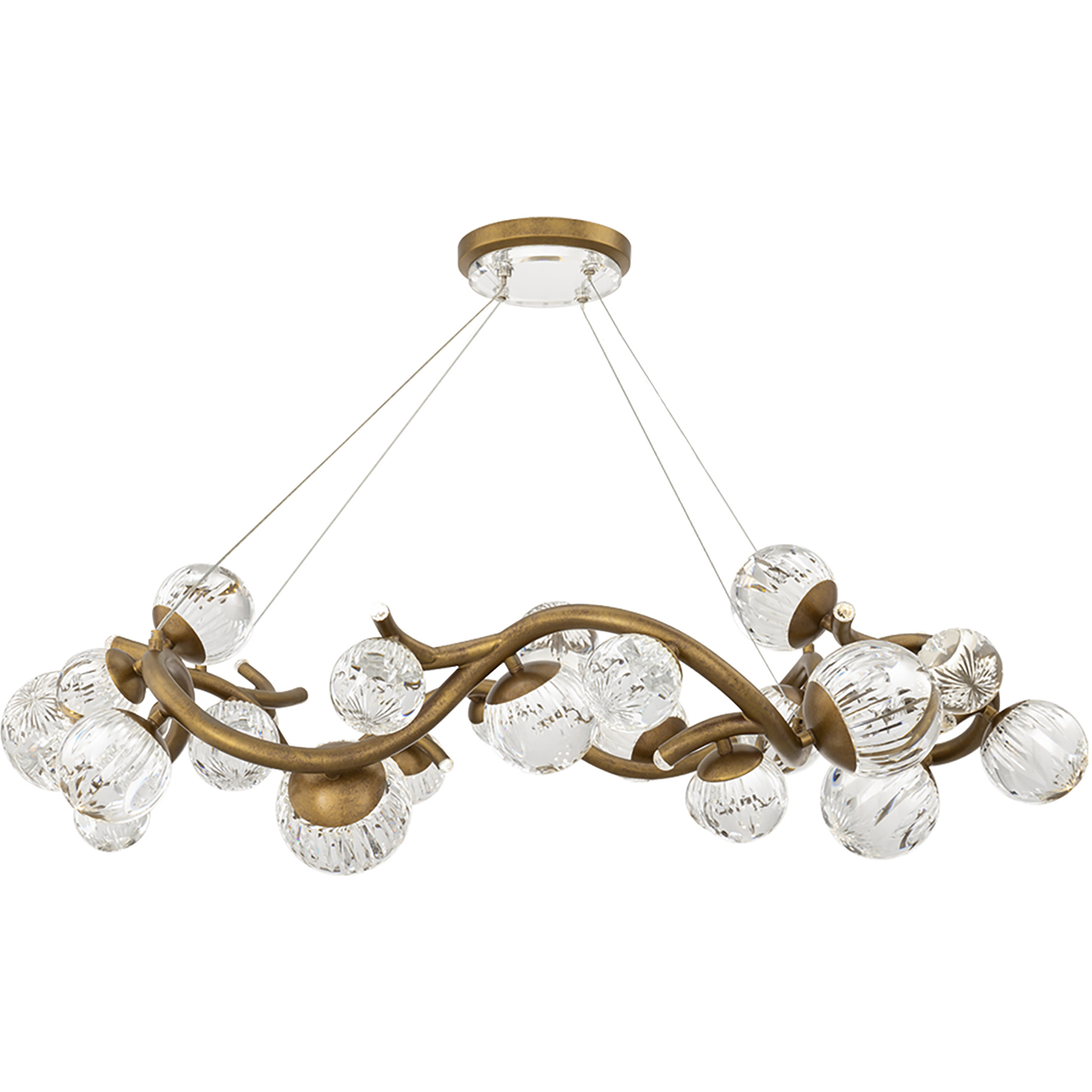 Forever Audacity LED 42 inch French Gold Pendant Ceiling Light