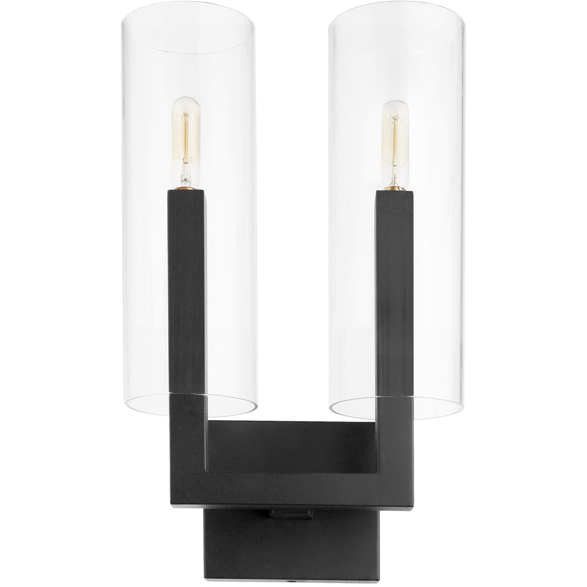 Harbin 2 Light 9 inch Noir Wall Mount Wall Light