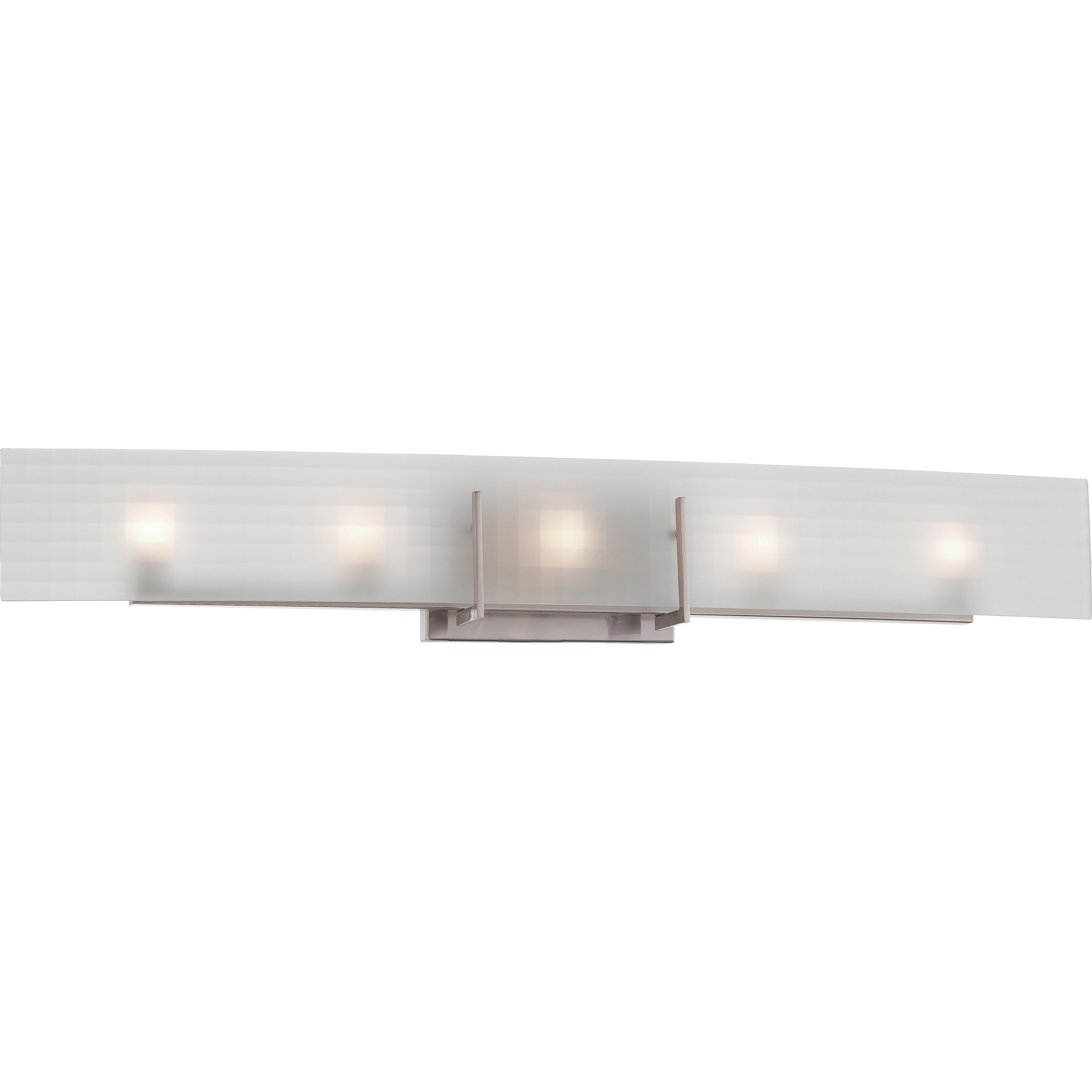 Yogi 5 Light 36 inch Brushed Nickel Vanity Light Wall Light