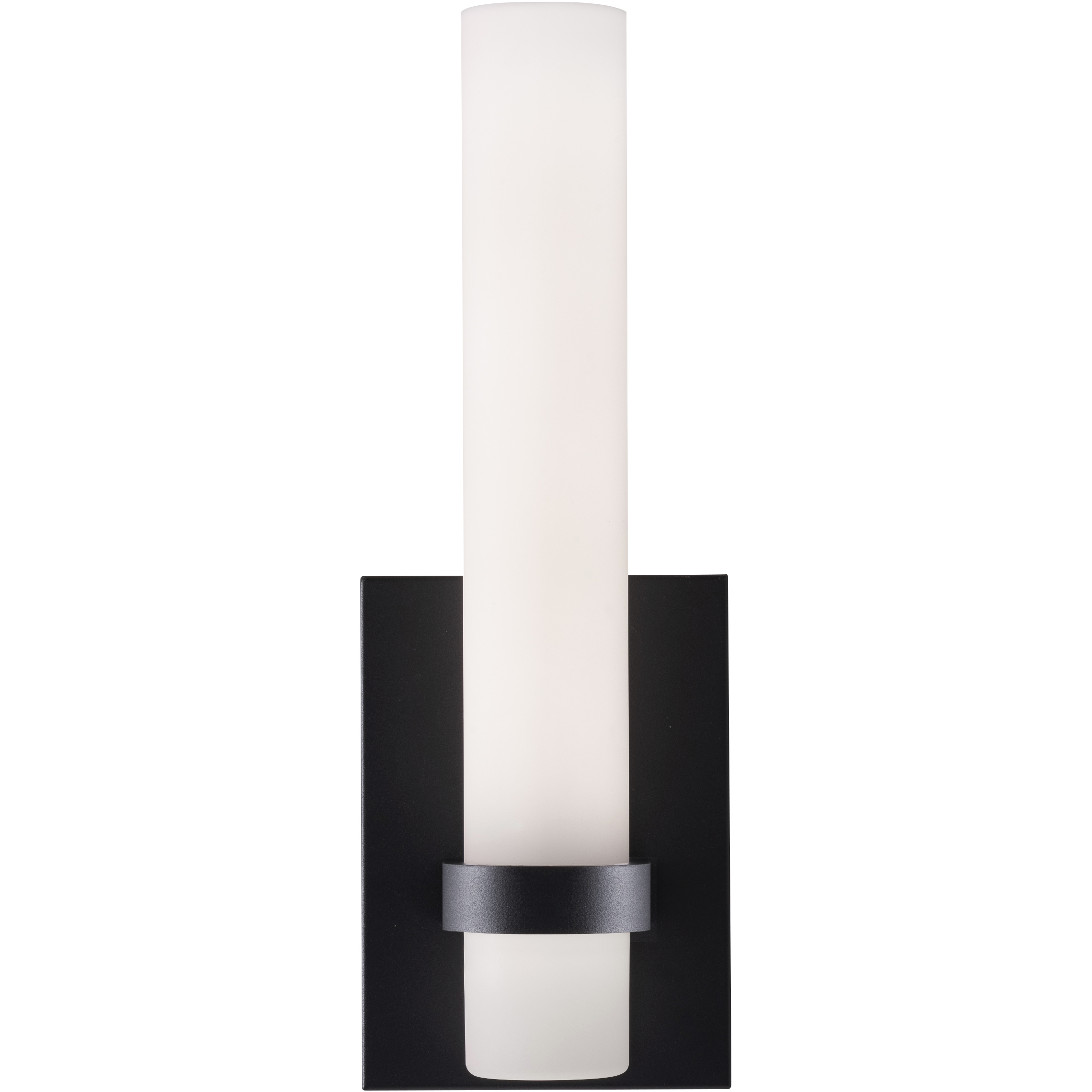 Miami LED 4.5 inch Black Sconce Wall Light