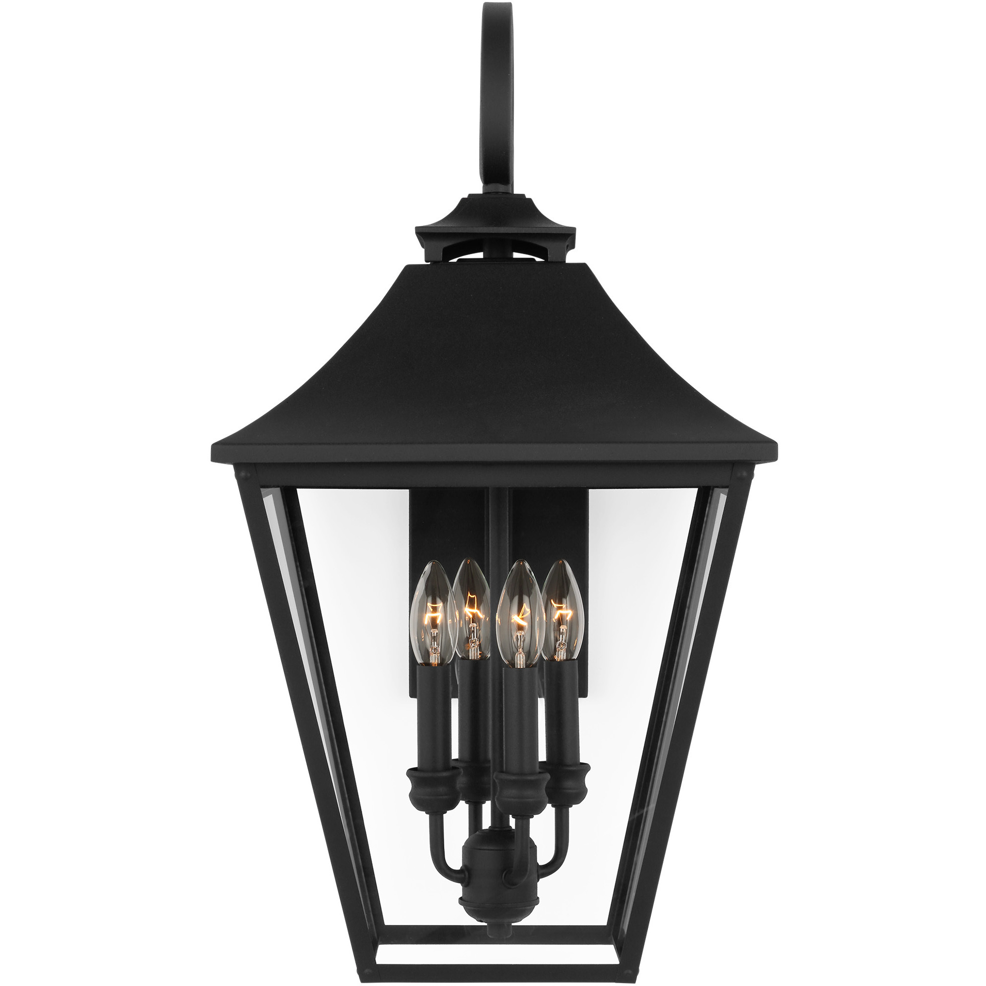 Sean Lavin Galena 4 Light 25.38 inch Textured Black Outdoor Wall Lantern