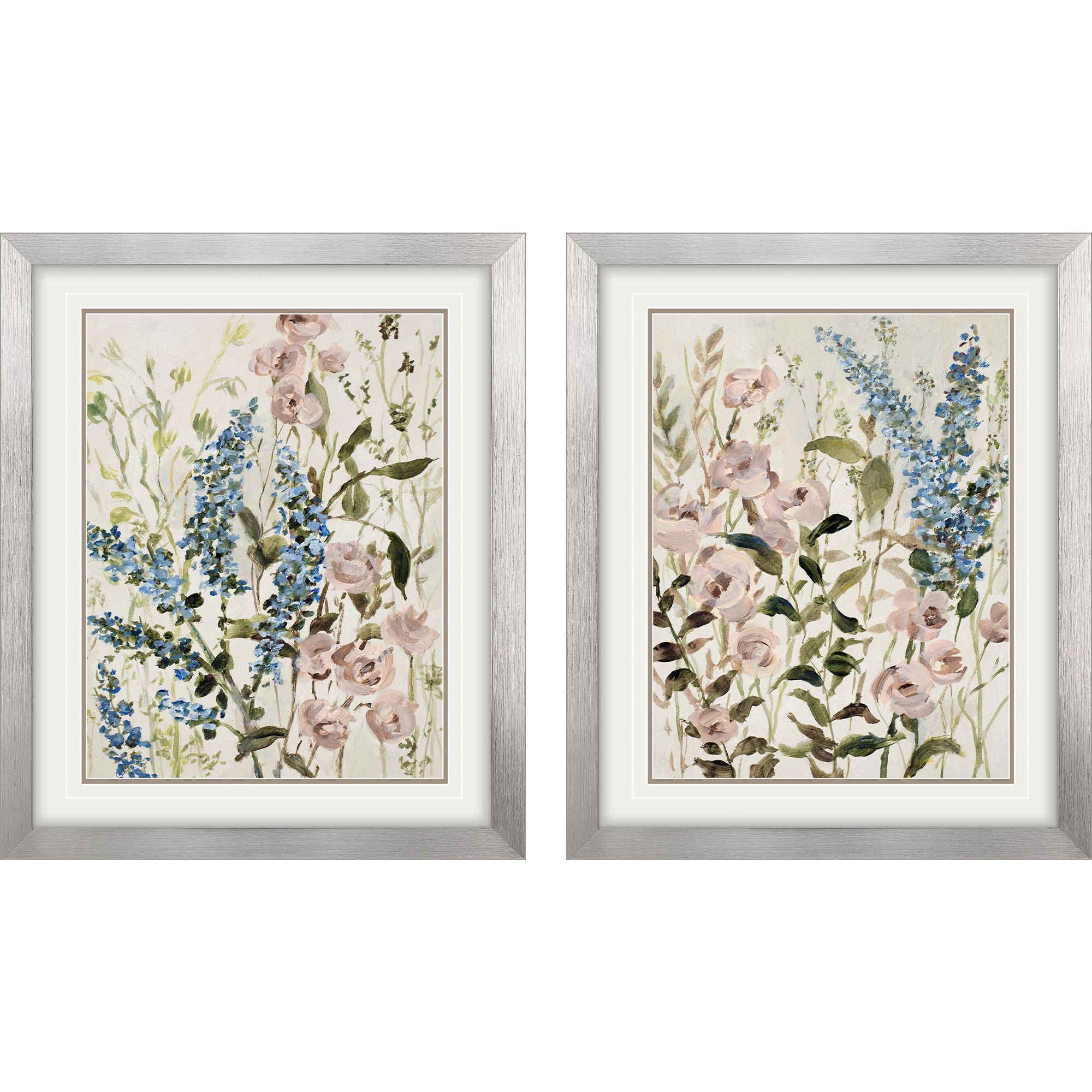 Propac Pink and Green and Blue Framed Art, Propac
