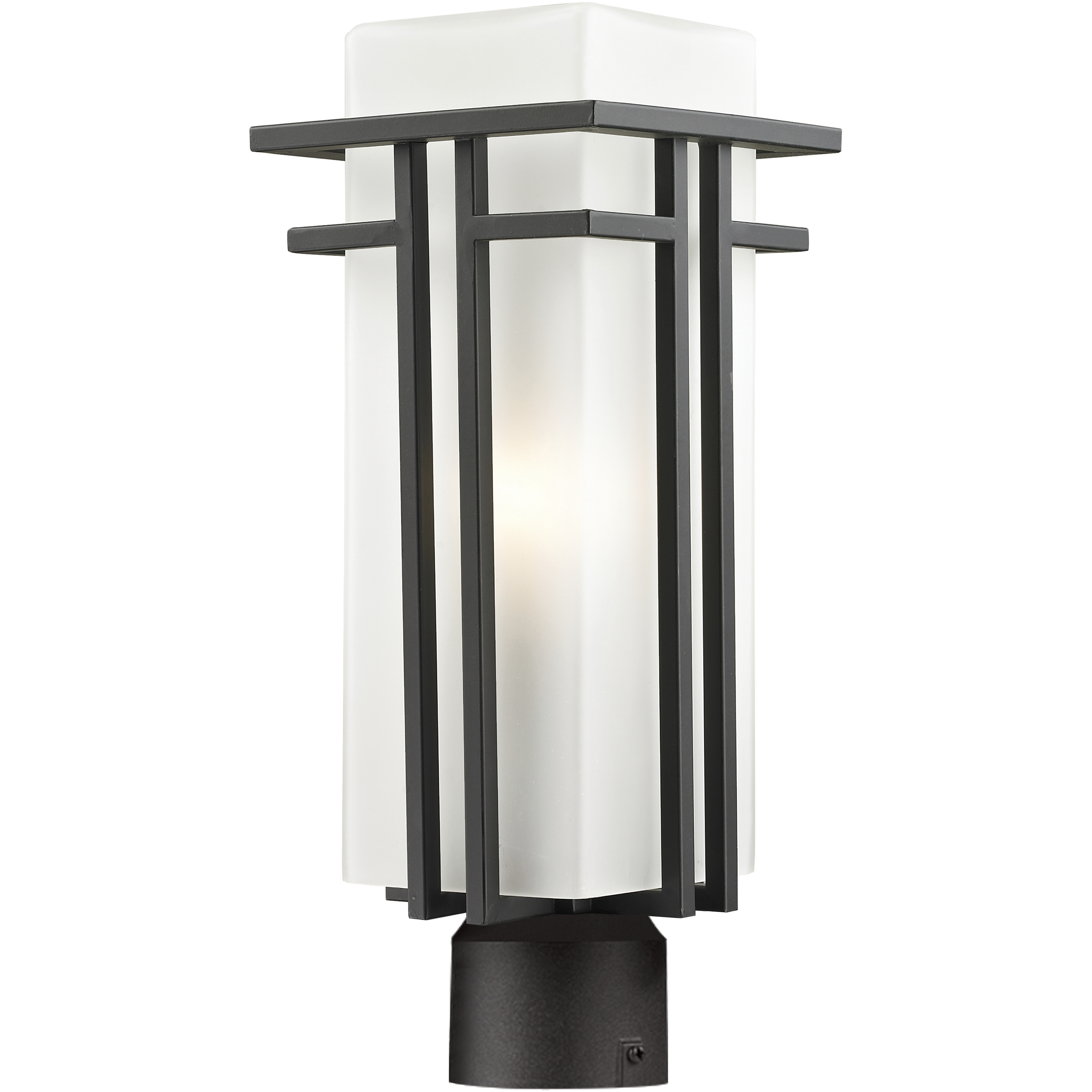 Abbey 1 Light 17.25 inch Outdoor Rubbed Bronze Outdoor Post Mount Fixture