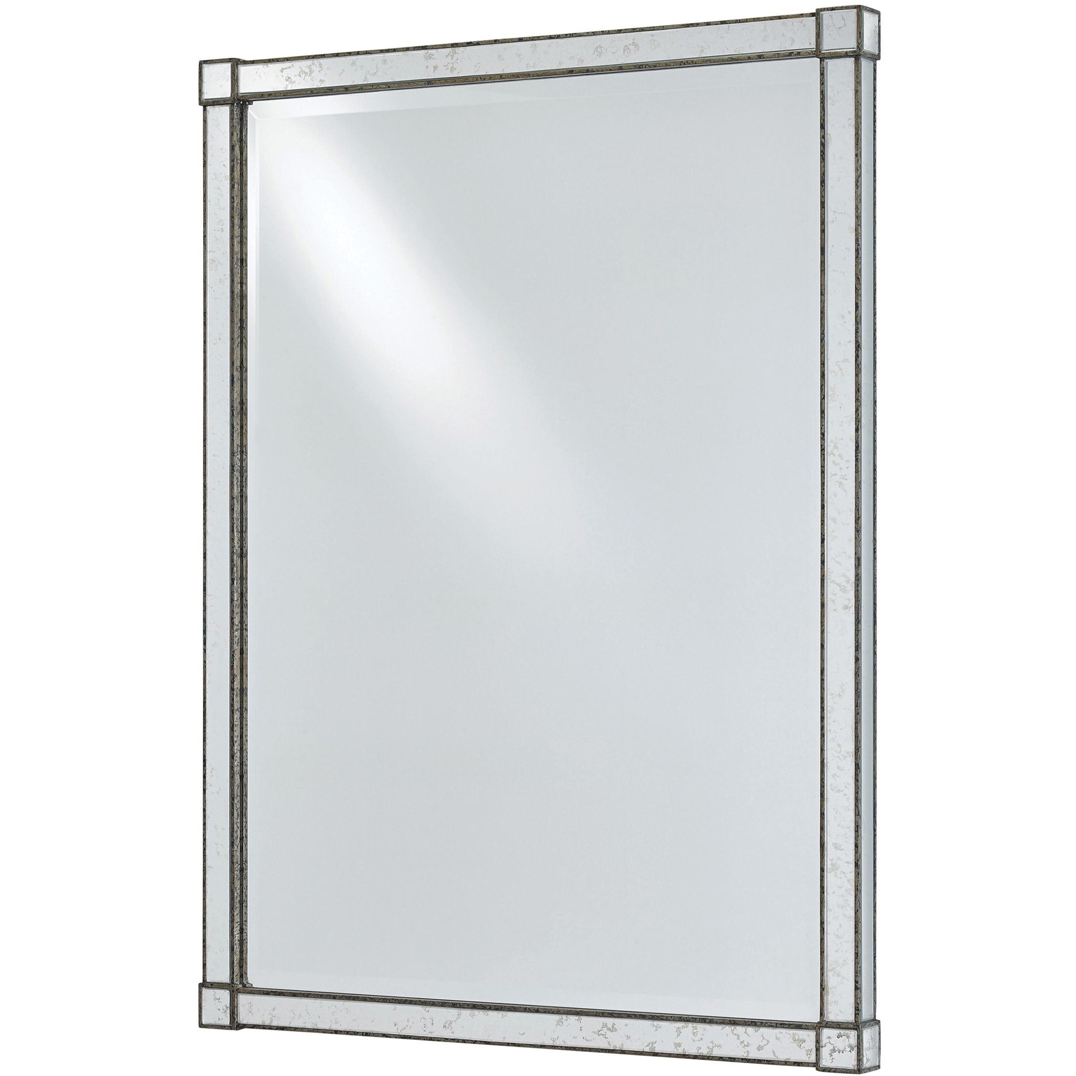 Monarch 40 X 30 inch Silver Viejo Wall Mirror