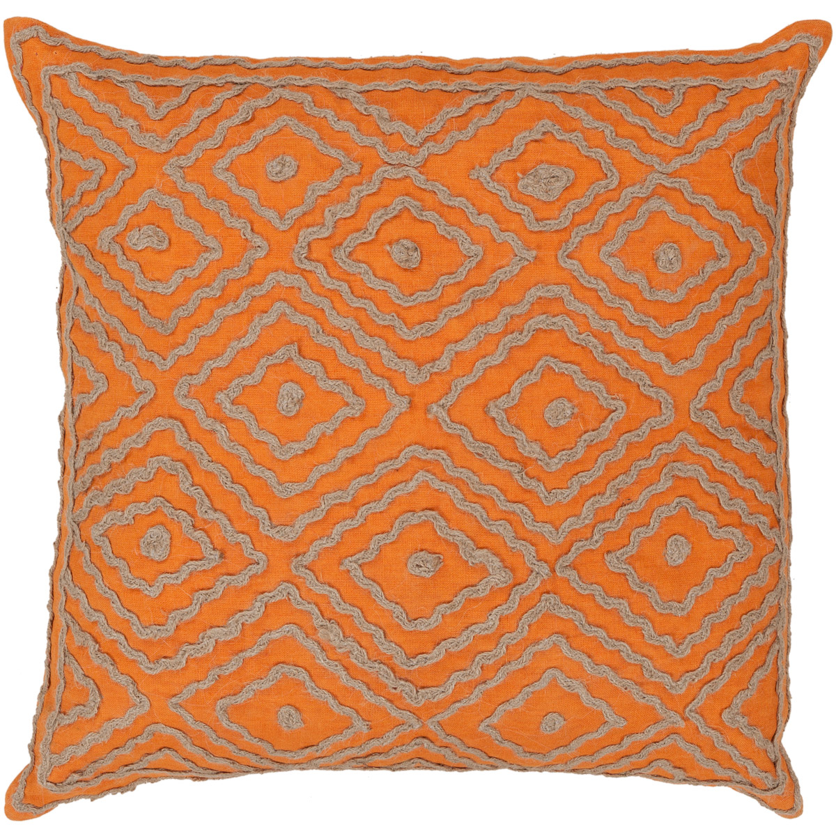 Atlas 20 inch Burnt Orange, Camel Pillow Kit