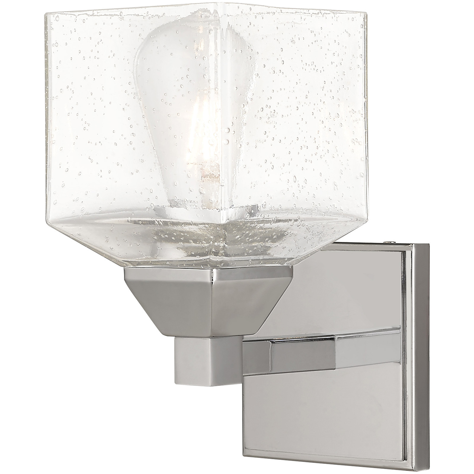 Aragon 1 Light 4.75 inch Polished Chrome Single Sconce Wall Light