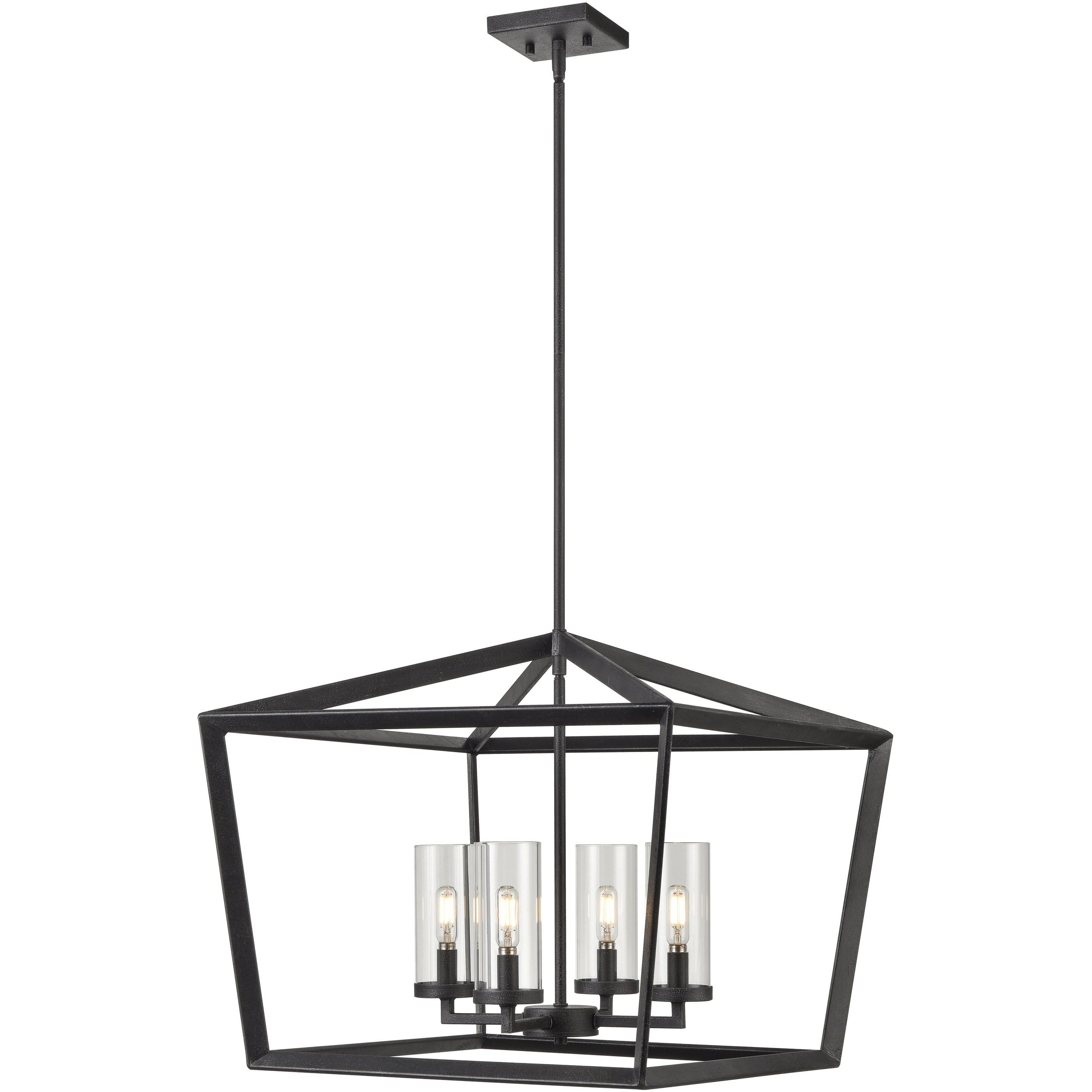 Colchester 4 Light 22 inch Weathered Zinc Pendant Ceiling Light