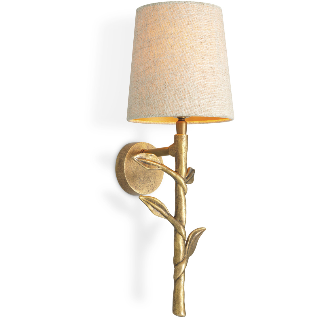 Farini 1 Light 5.91 inch Vintage Brass Wall Lamp Wall Light