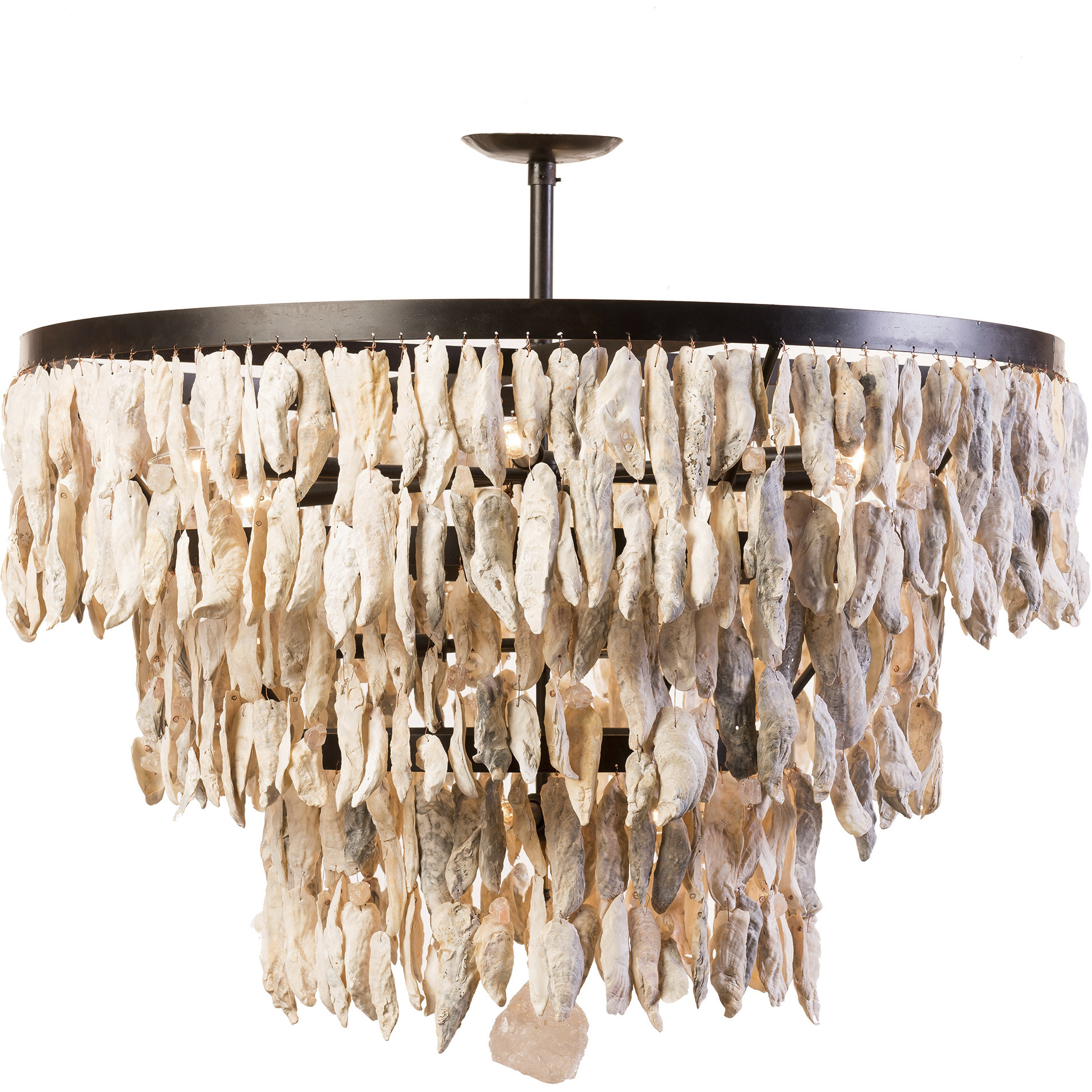 Lowcountry 12 Light Darkened Bronze Chandelier Ceiling Light