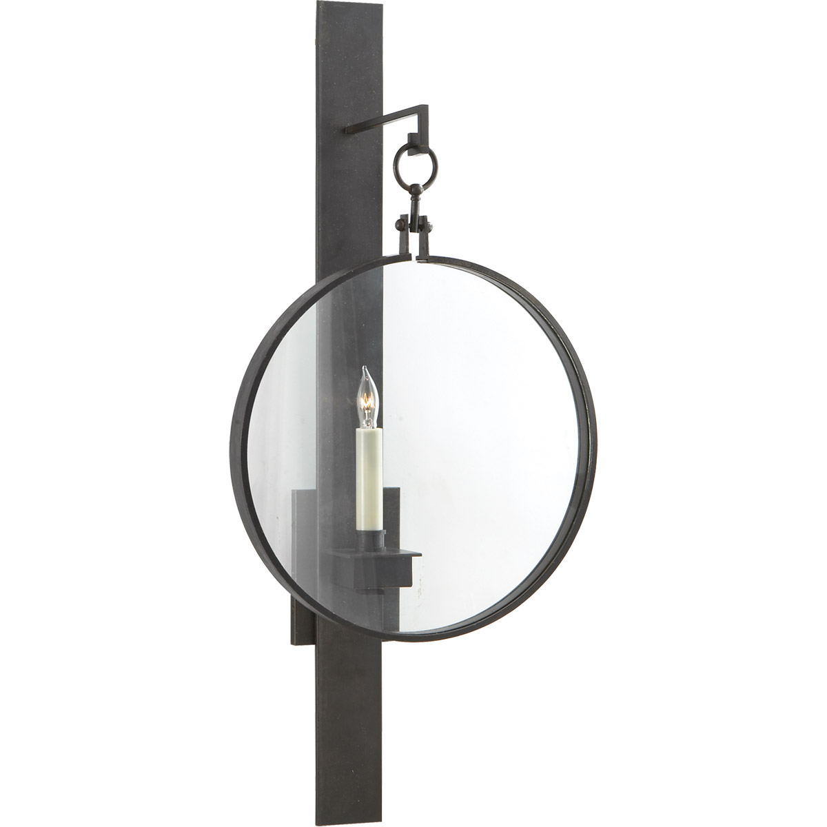 Suzanne Kasler Alice 1 Light 11.75 inch Aged Iron Sconce Wall Light