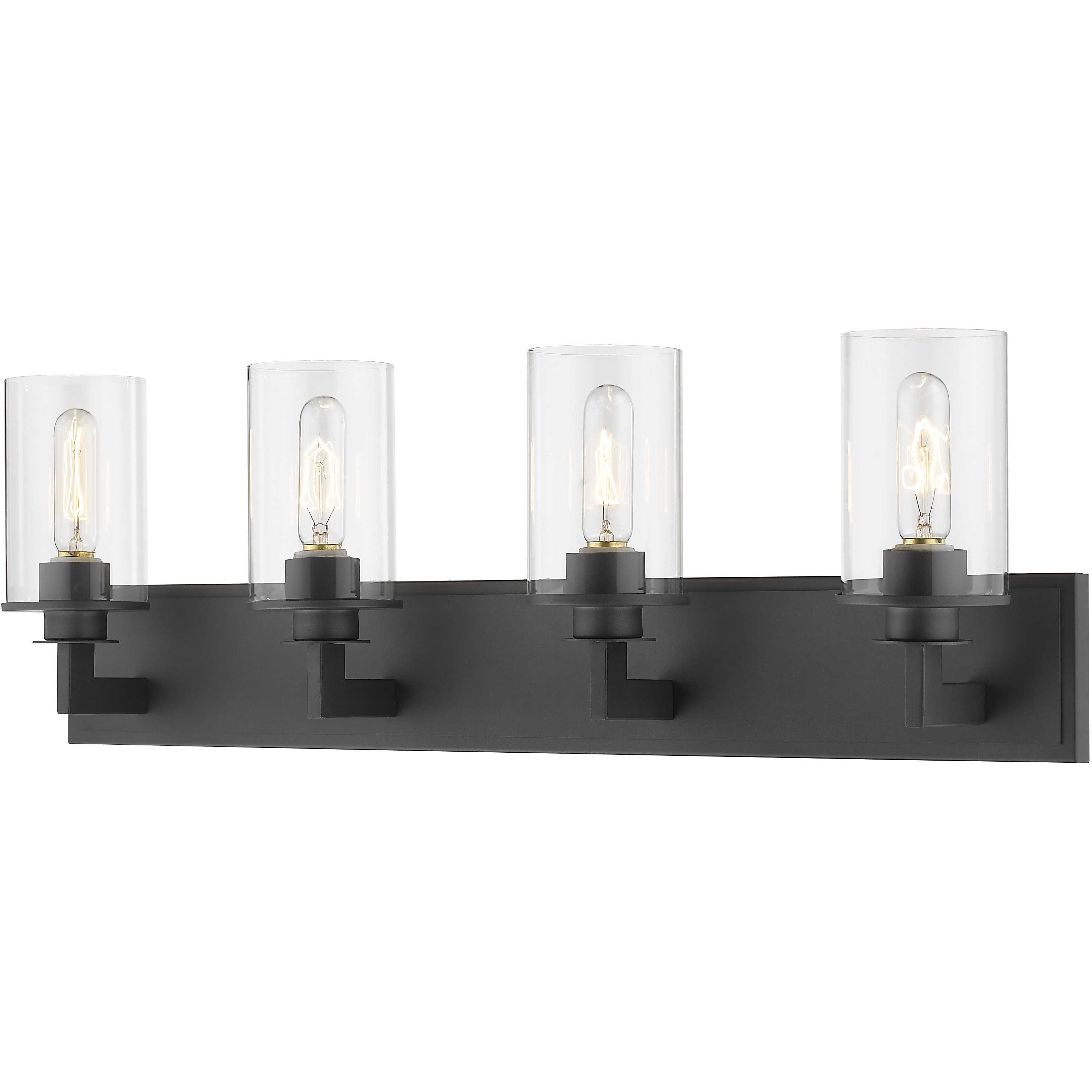 Savannah 4 Light 31.5 inch Bronze Vanity Wall Light