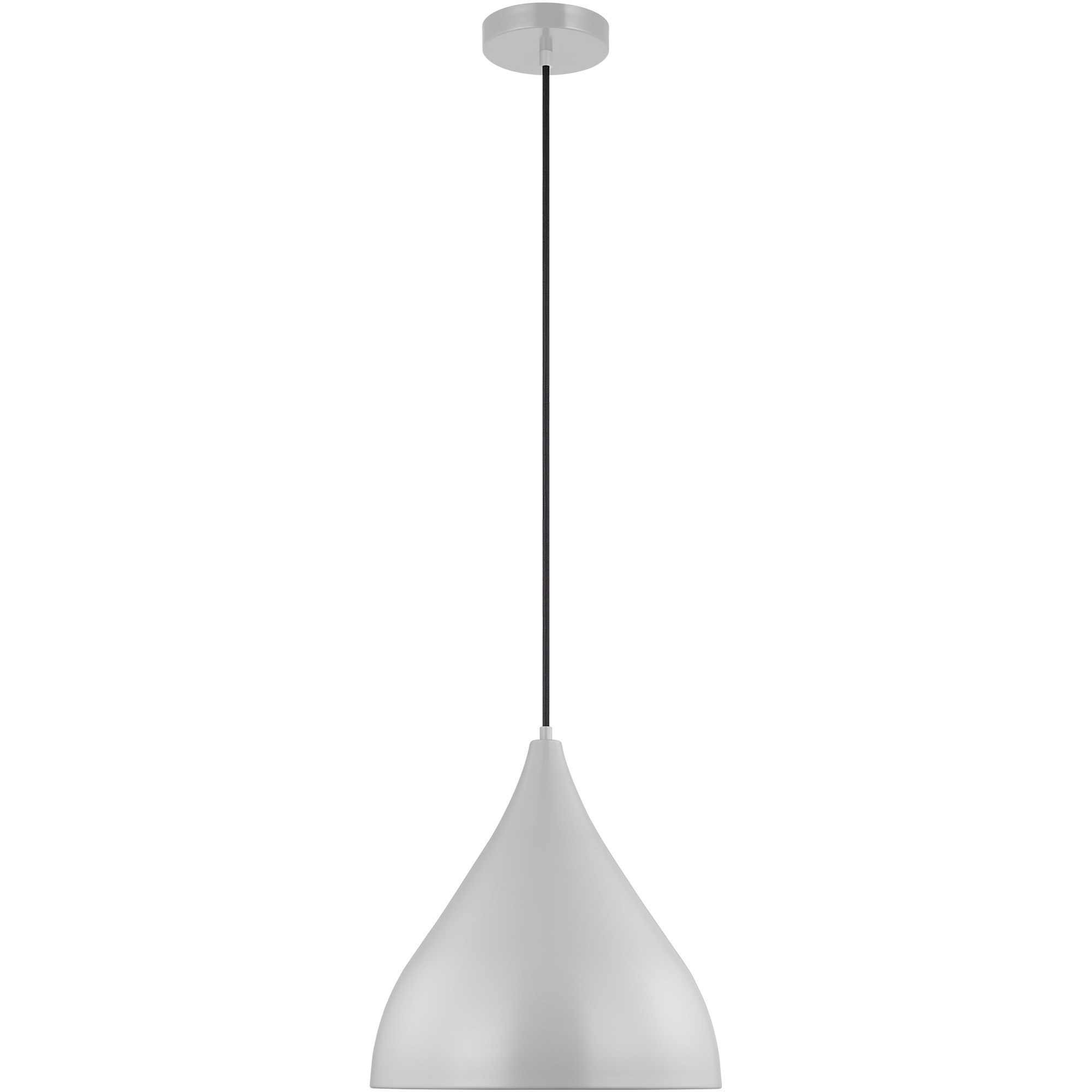 Oden 1 Light 14 inch Matte Grey Pendant Ceiling Light