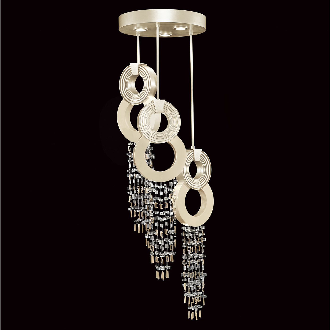 Capri 6 Light 18 inch Gold Pendant Ceiling Light