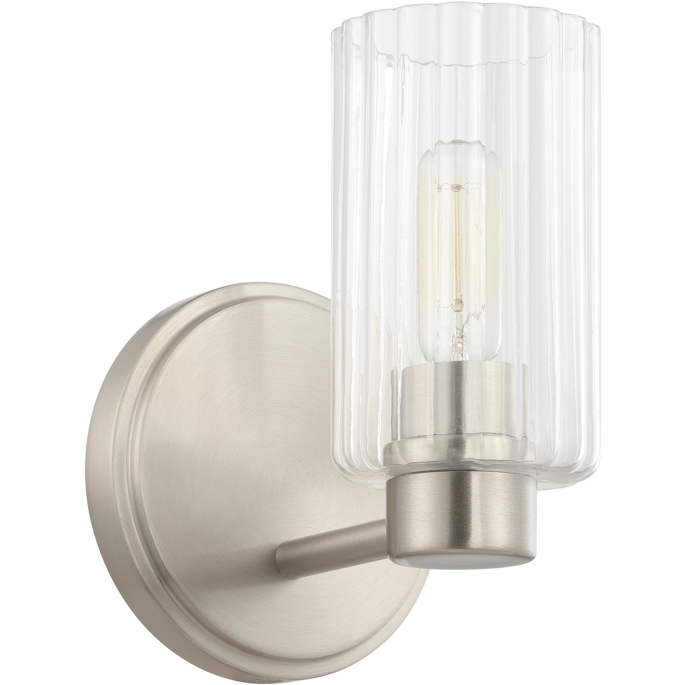 Bedminster 1 Light 5.75 inch Brushed Nickel Vanity Light Wall Light