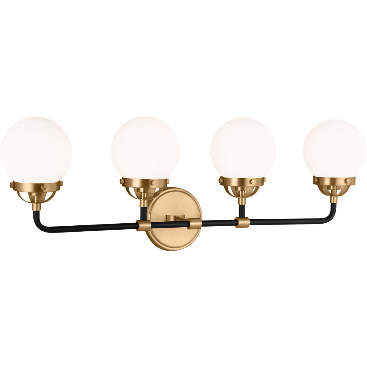 Ian K. Fowler Cafe LED 30 inch Satin Brass Wall Bath Fixture Wall Light
