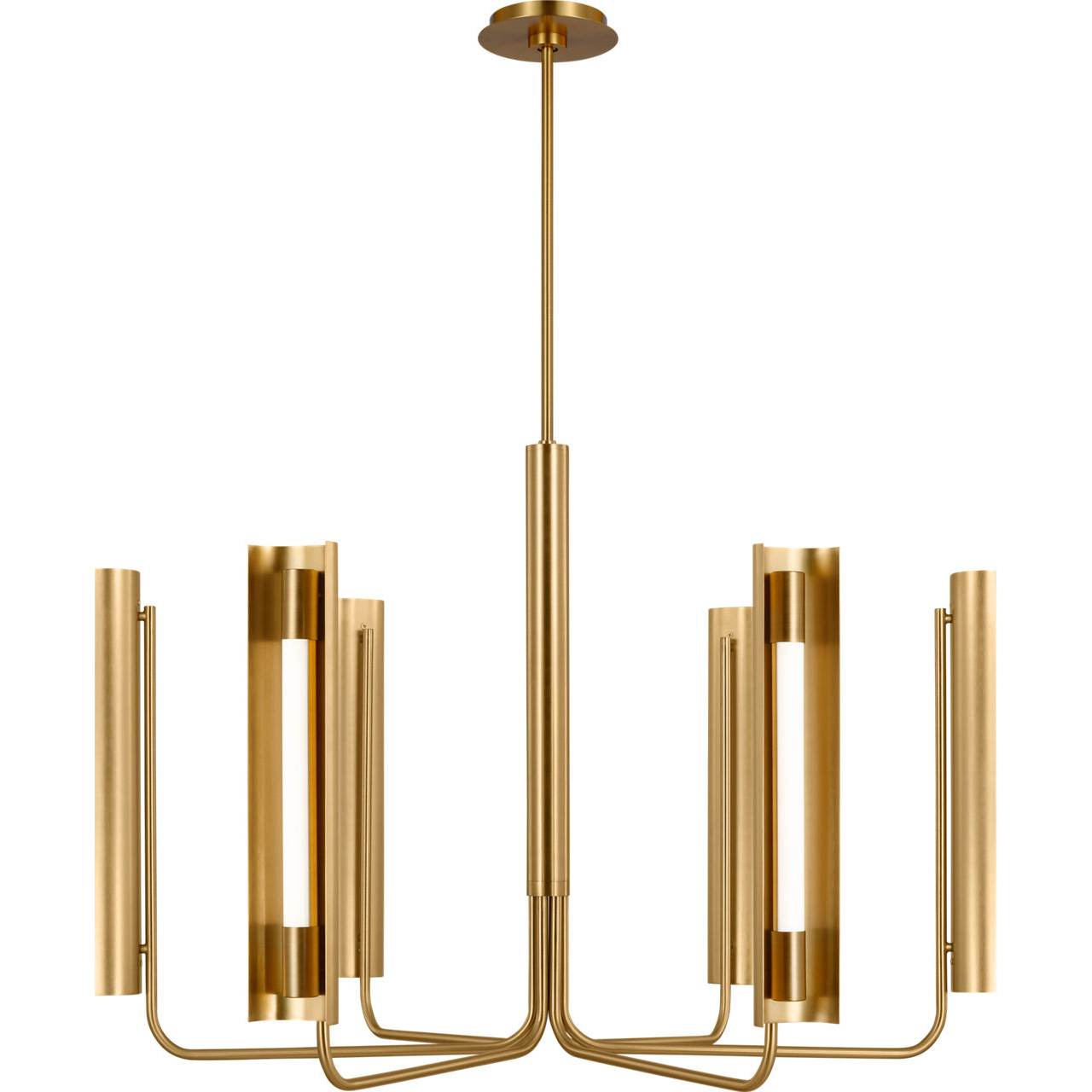 Kelly by Kelly Wearstler Carson LED 36.13 inch Burnished Brass Chandelier Ceiling Light
