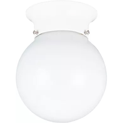 Tomkin 1 Light 6 inch White Flush Mount Ceiling Light