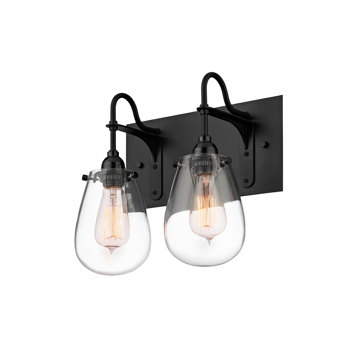 Chelsea 4 Light 12.25 inch Satin Black Bath Bar Wall Light