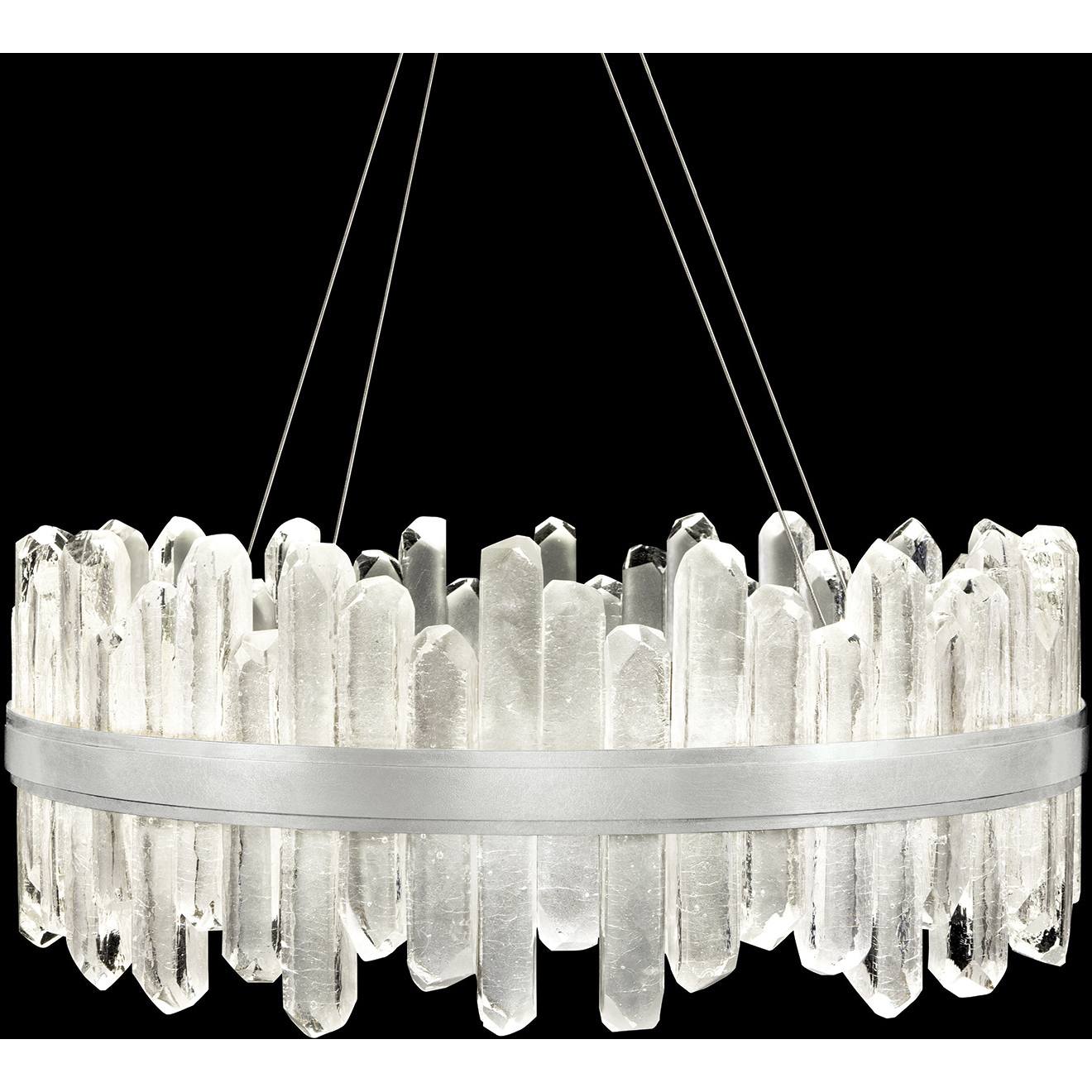 Lior LED 30.5 inch Silver Pendant Ceiling Light